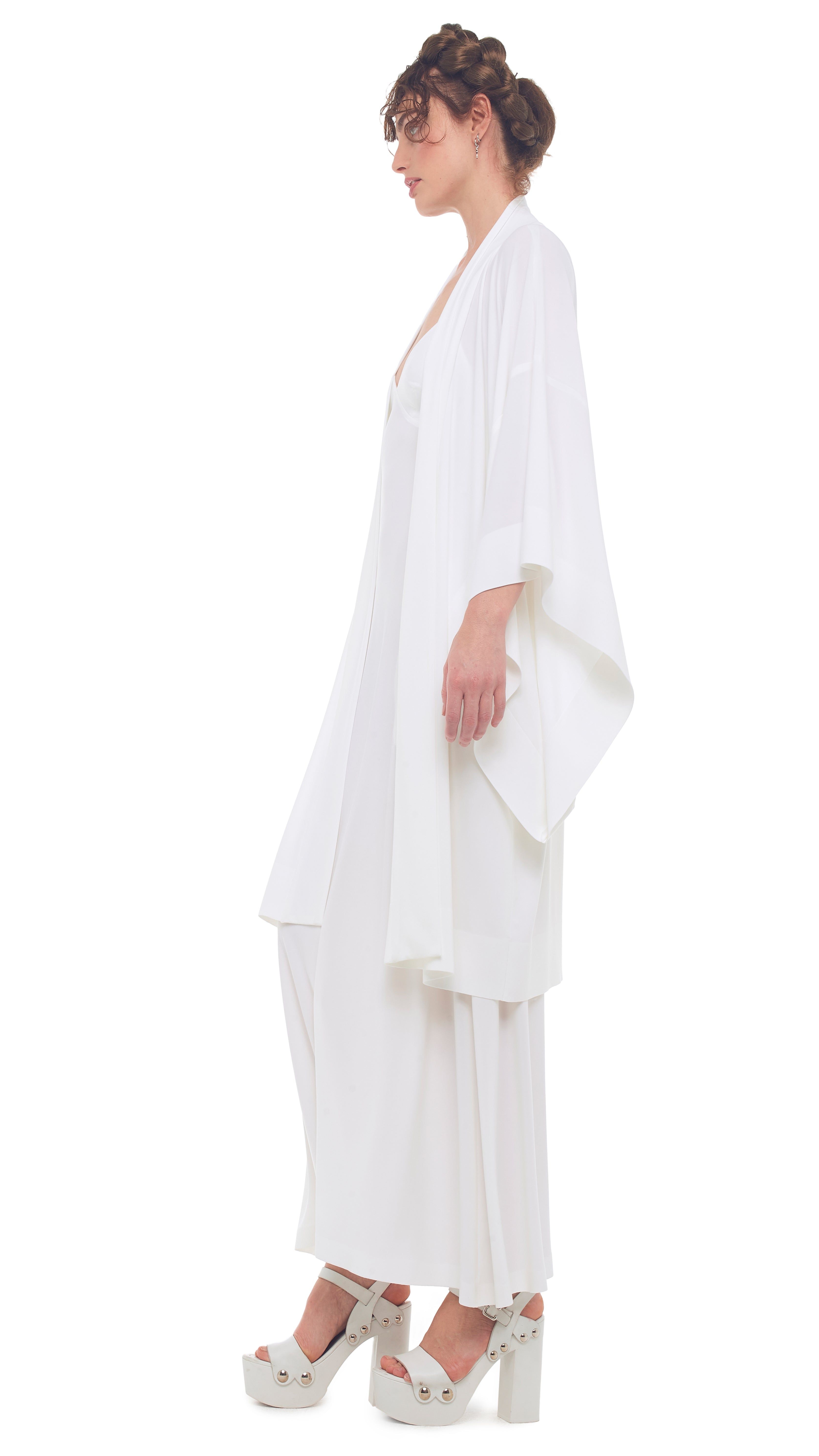 SLIP A-LINE LONG DRESS sold by Norma Kamali product image thumbnail 2