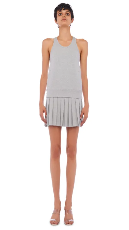 RACER TAILORED TERRY TANK TOP sold by Norma Kamali