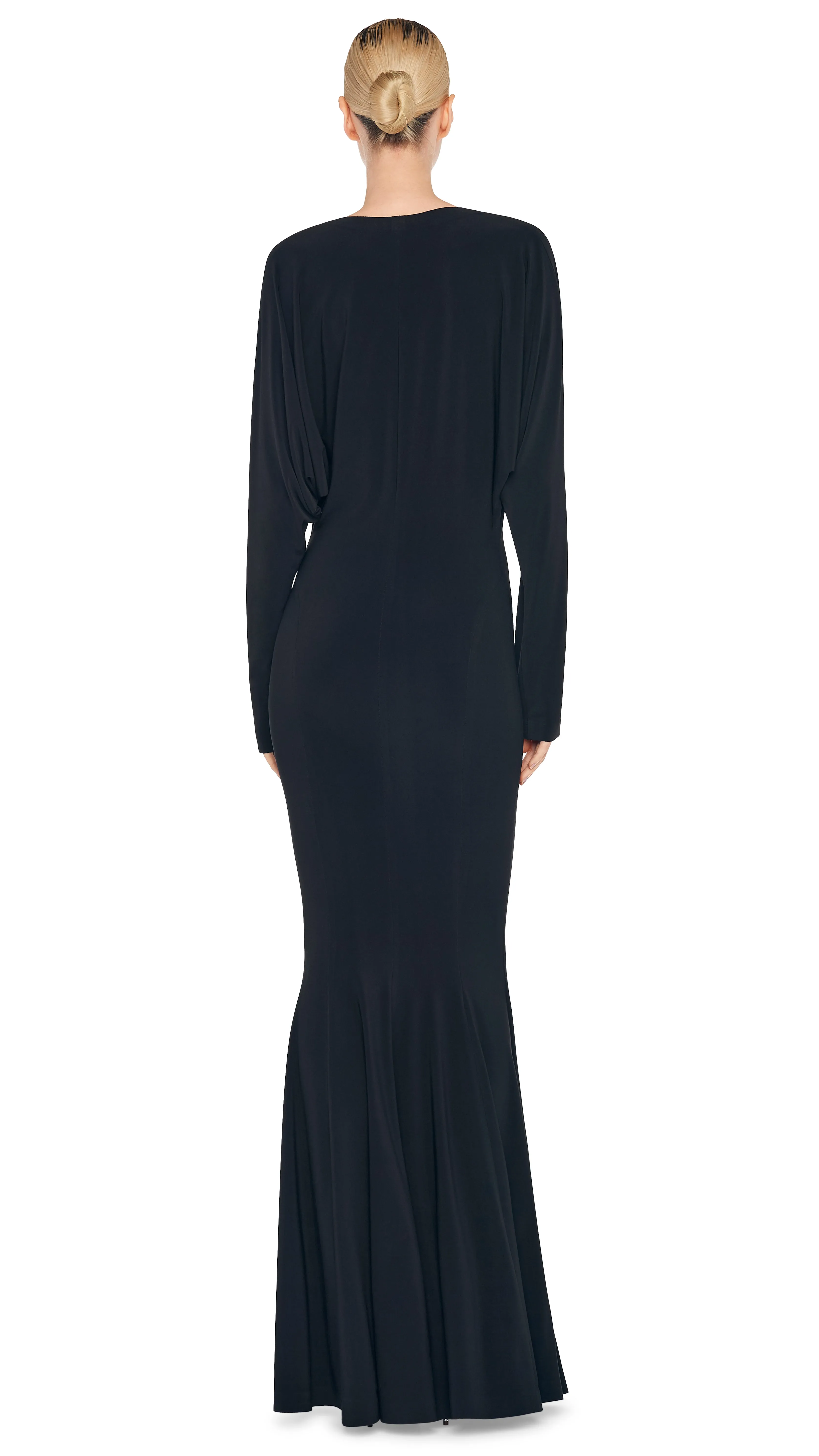 DOLMAN V NECK FISHTAIL GOWN sold by Norma Kamali product image thumbnail 3