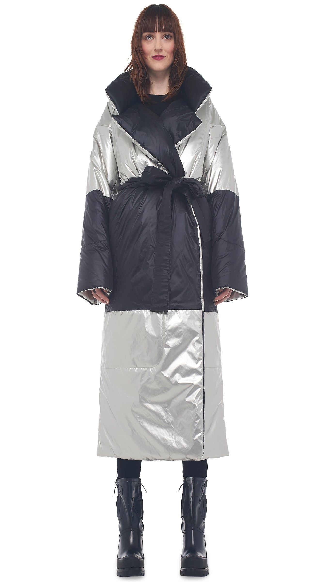 REVERSIBLE SLEEPING BAG COAT sold by Norma Kamali