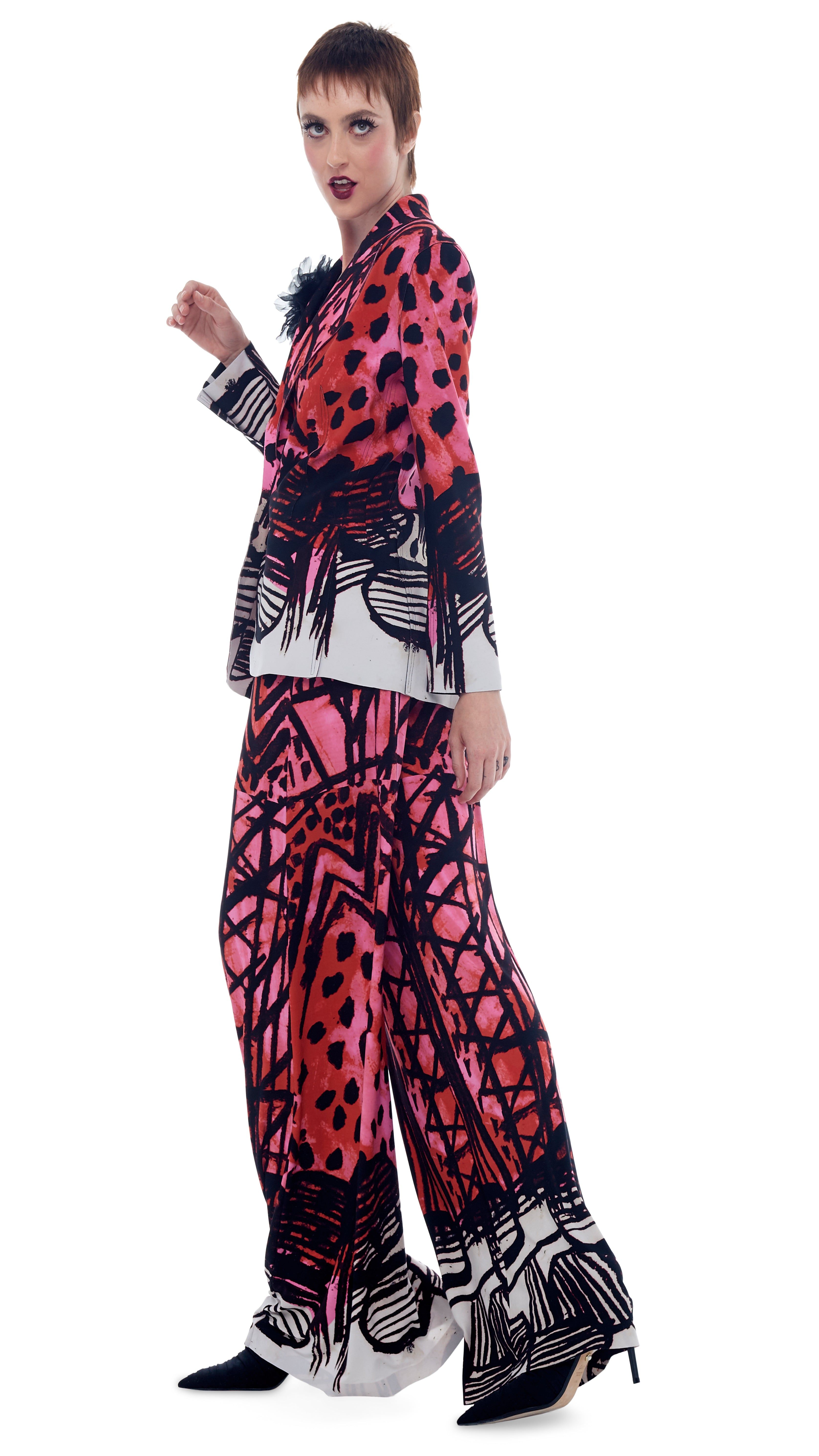 SINGLE BREASTED JACKET sold by Norma Kamali product image thumbnail 5