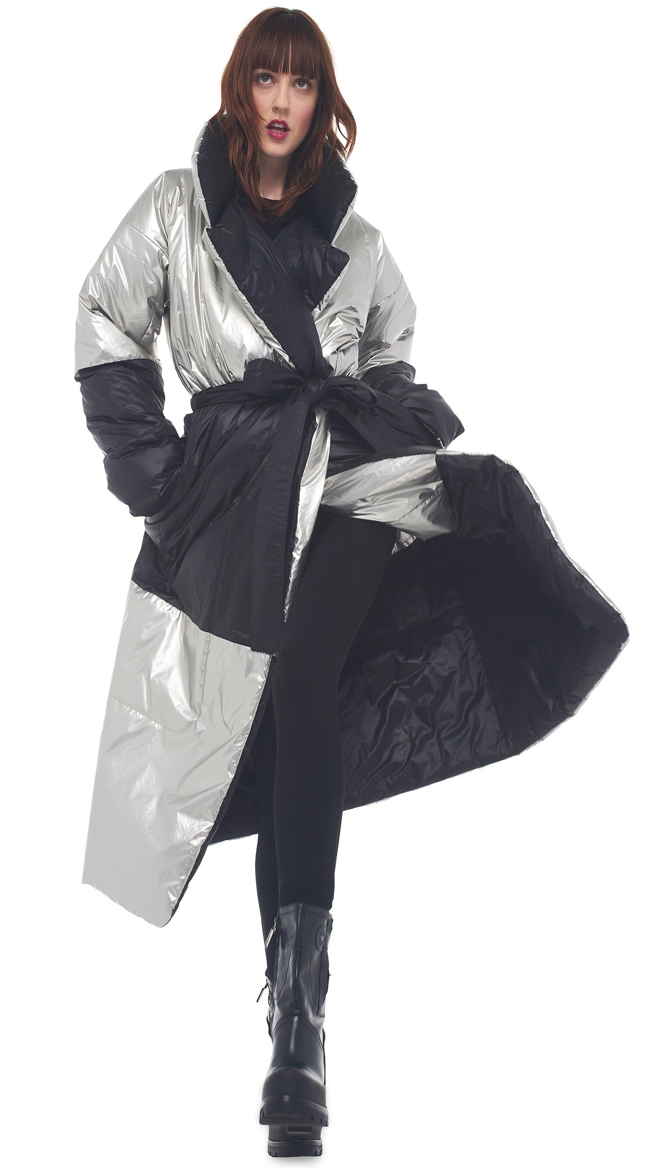 REVERSIBLE SLEEPING BAG COAT sold by Norma Kamali product image thumbnail 5