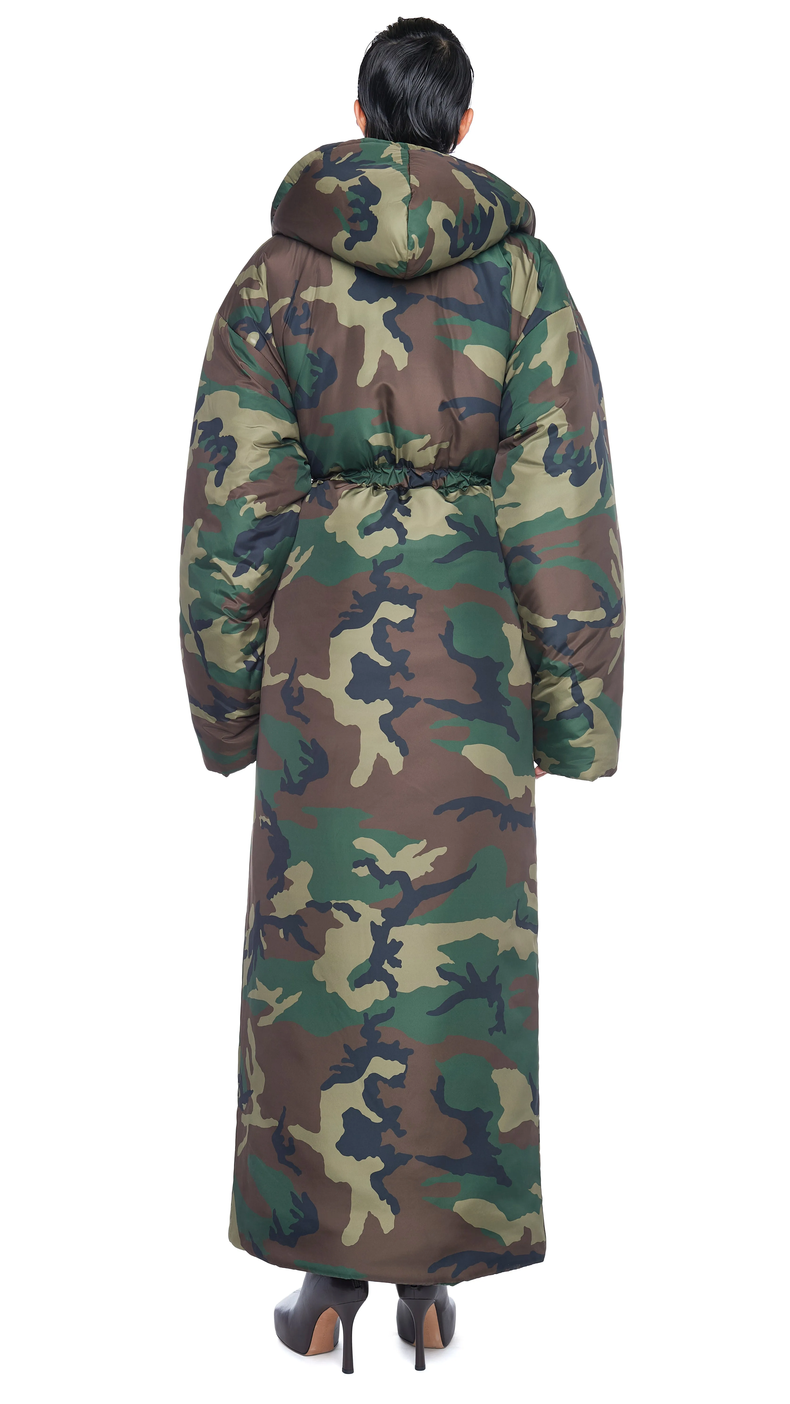 HOODED SLEEPING BAG COAT sold by Norma Kamali product image thumbnail 3
