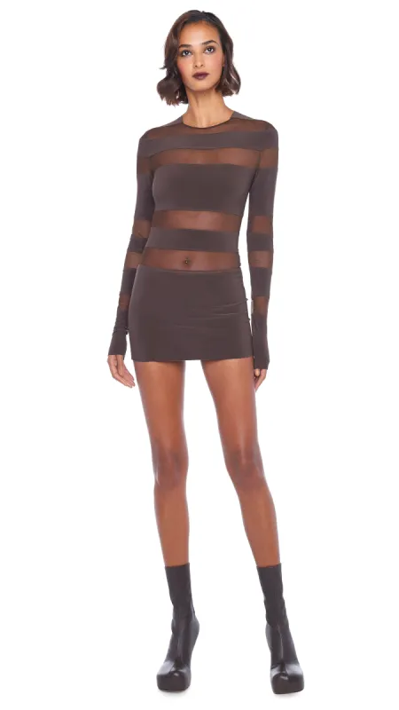 SPLICED PICKLEBALL DRESS sold by Norma Kamali