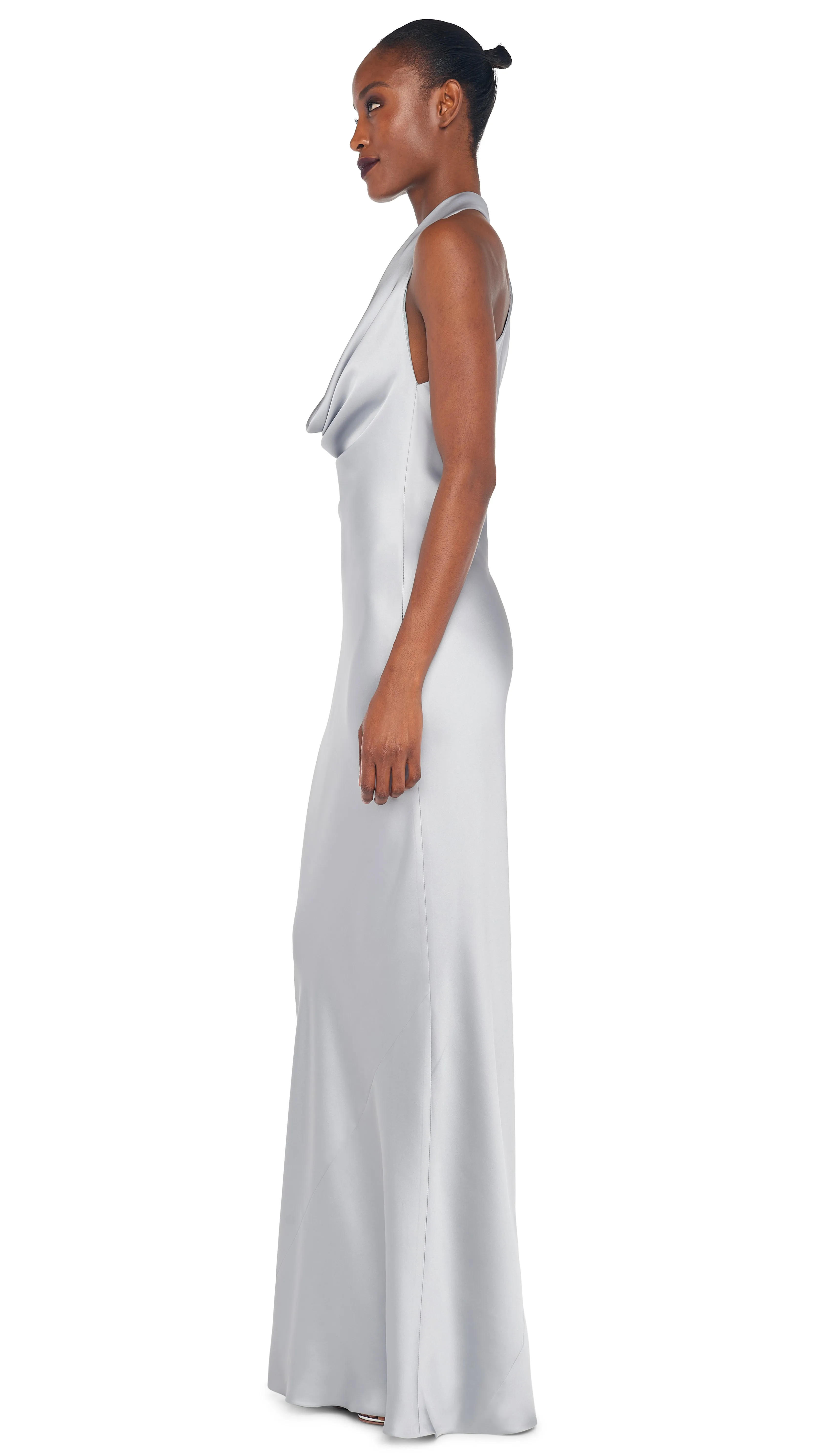 HALTER DRAPE BIAS GOWN sold by Norma Kamali product image thumbnail 2