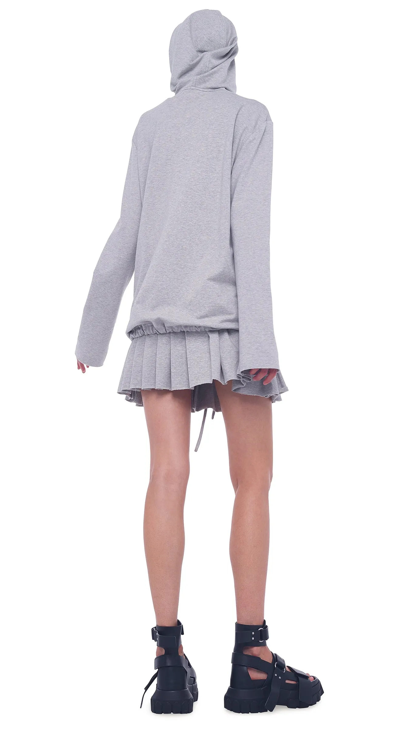 BOYFRIEND ZIP HOODIE TOP sold by Norma Kamali product image thumbnail 3