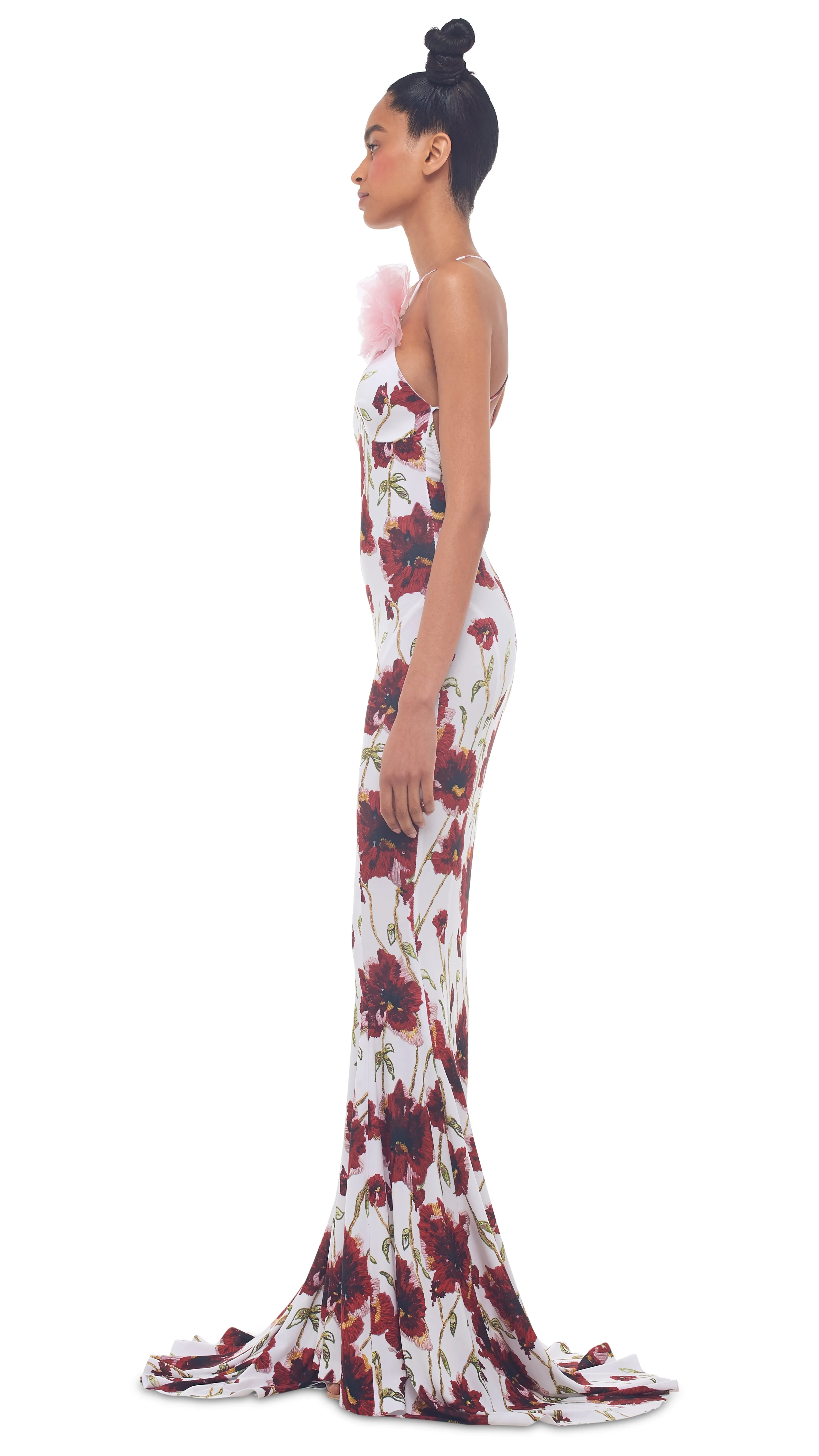 LOW BACK FISHTAIL GOWN sold by Norma Kamali product image thumbnail 2