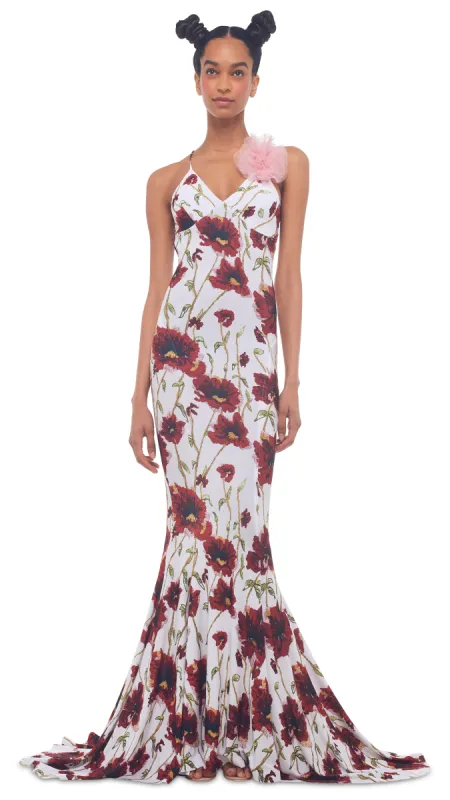 LOW BACK FISHTAIL GOWN sold by Norma Kamali