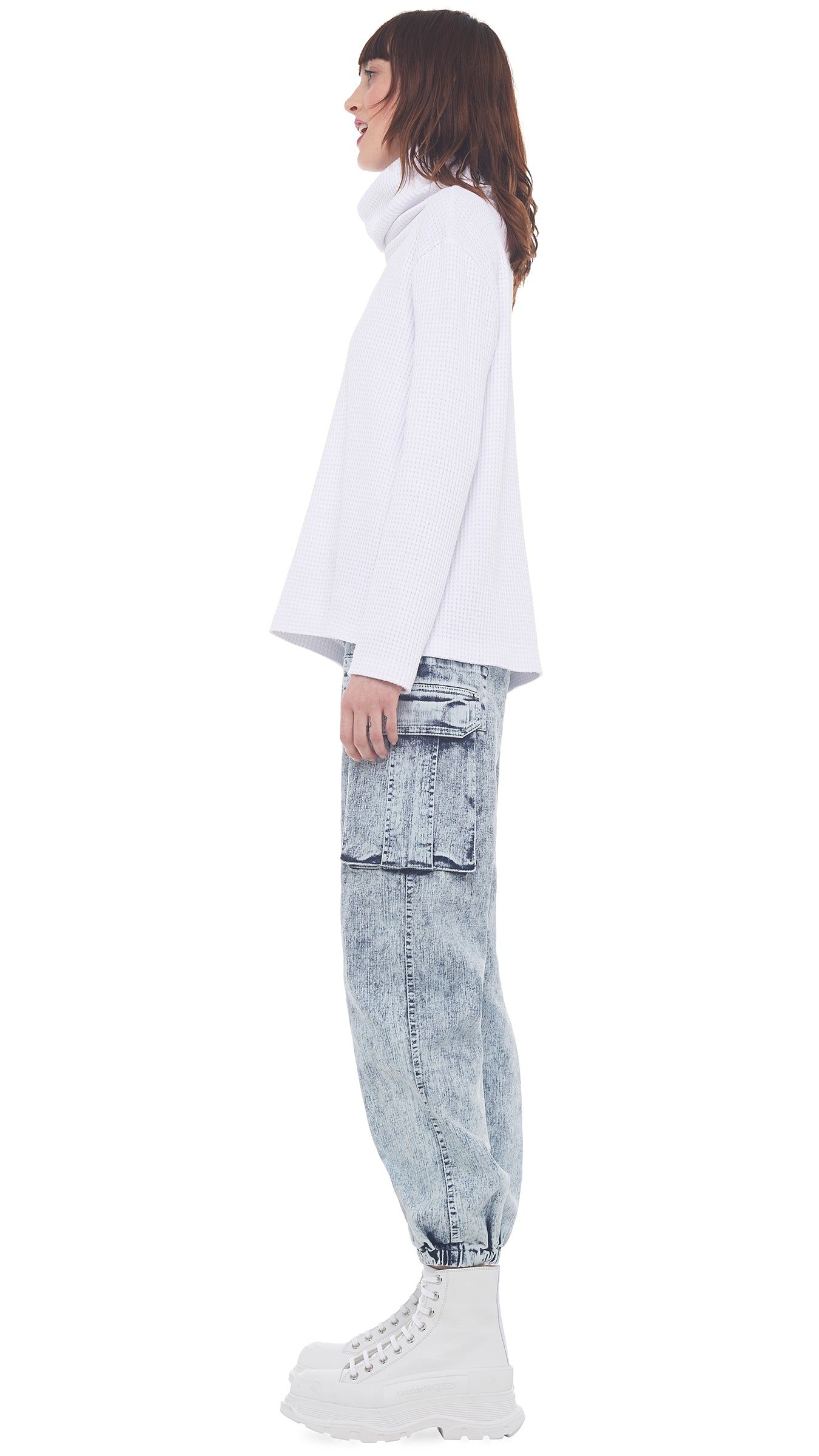 BF CARGO SWEAT JOG PANT sold by Norma Kamali product image thumbnail 2