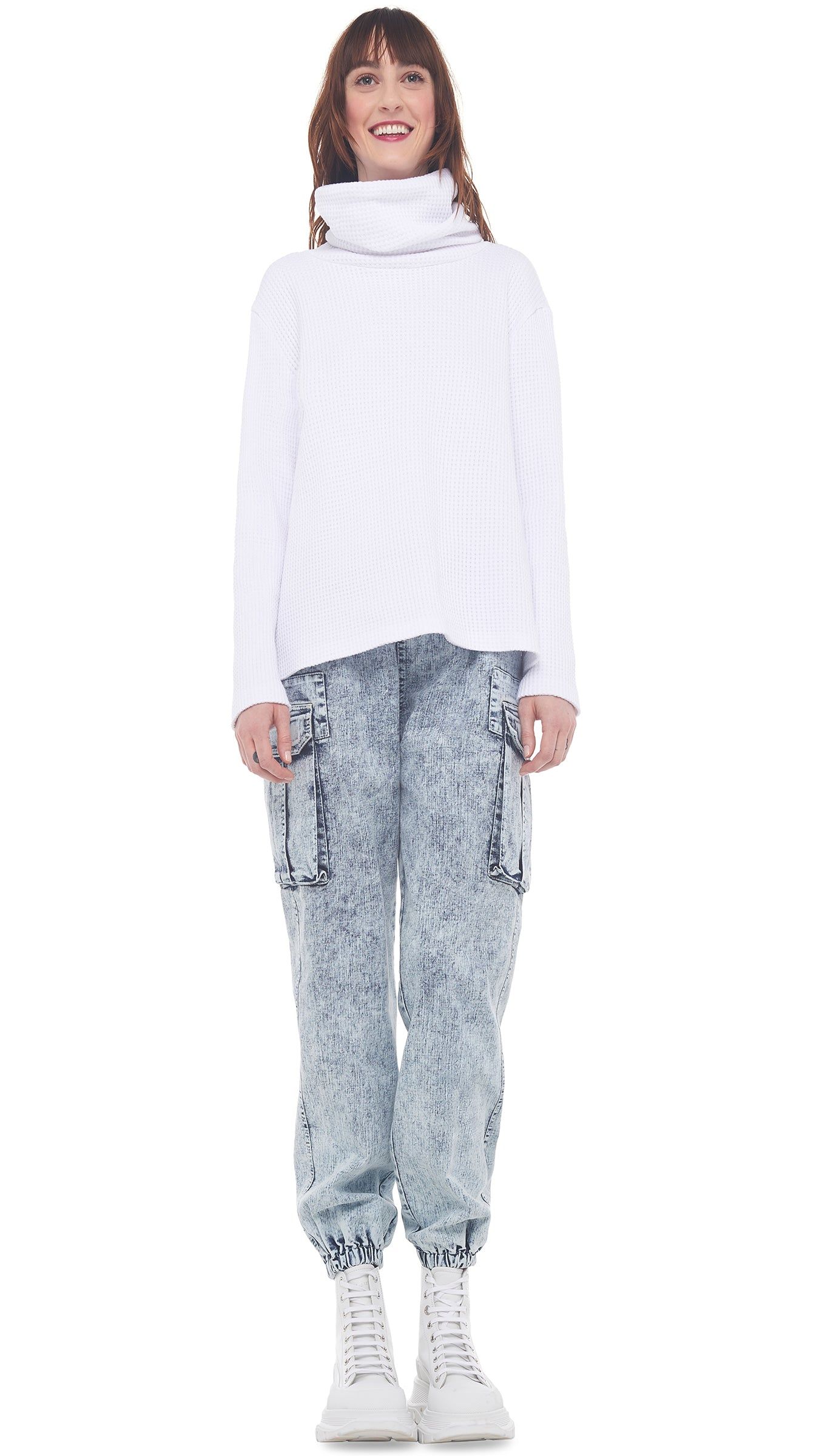 BF CARGO SWEAT JOG PANT sold by Norma Kamali