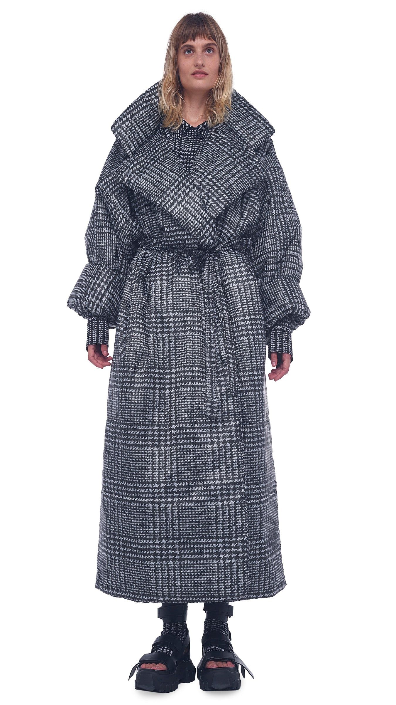 OVERSIZED SLEEPING BAG COAT sold by Norma Kamali