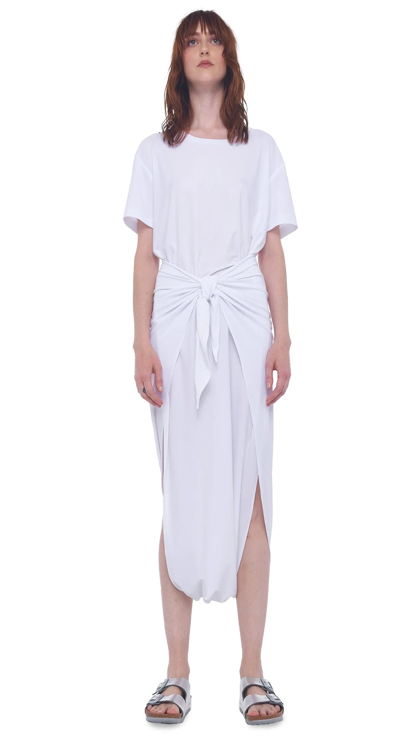 SHORT SLEEVE DIAPER DRESS sold by Norma Kamali