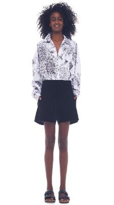 BOYFRIEND NK SHIRT BODYSUIT sold by Norma Kamali