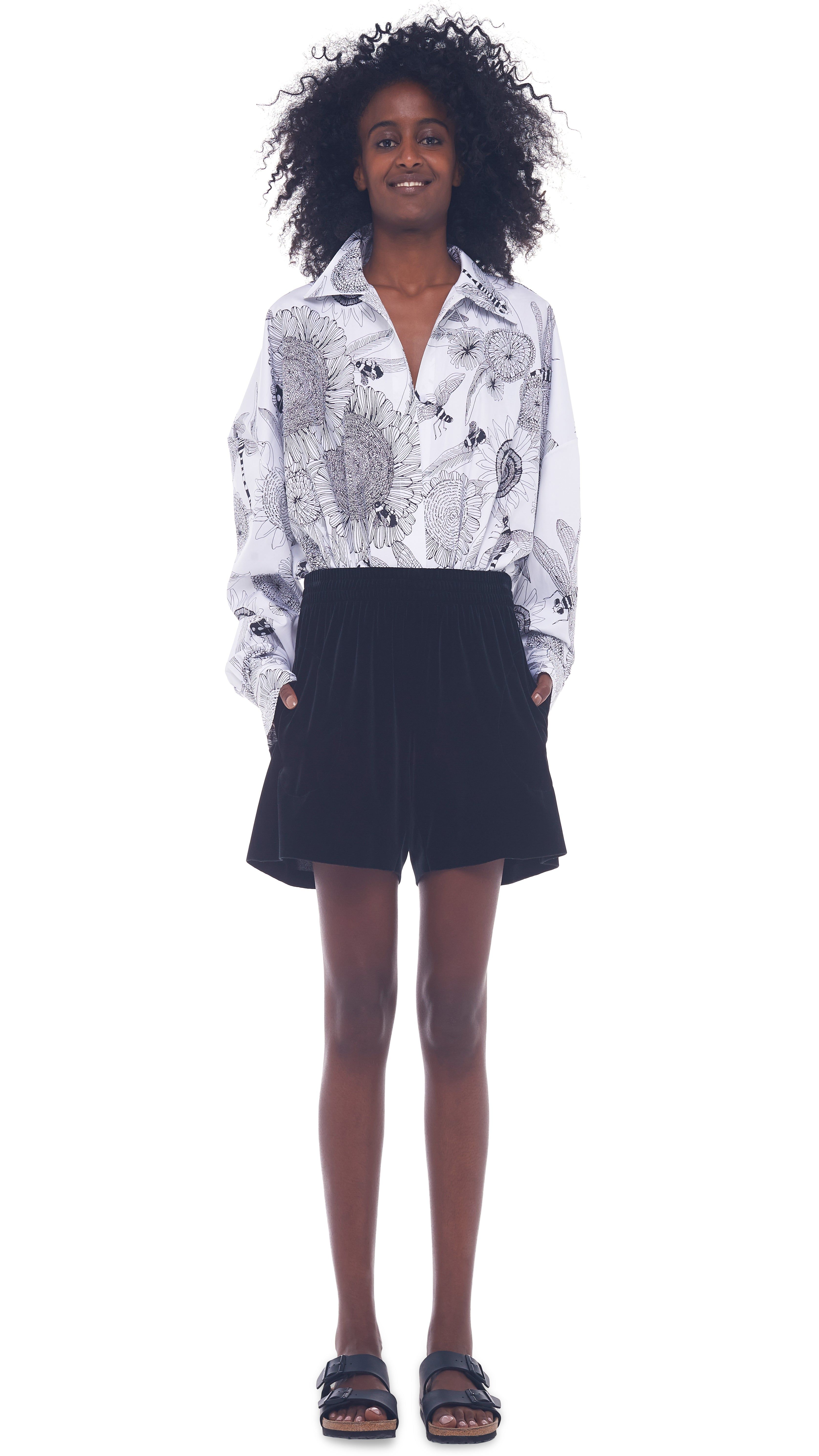 BOYFRIEND NK SHIRT BODYSUIT sold by Norma Kamali