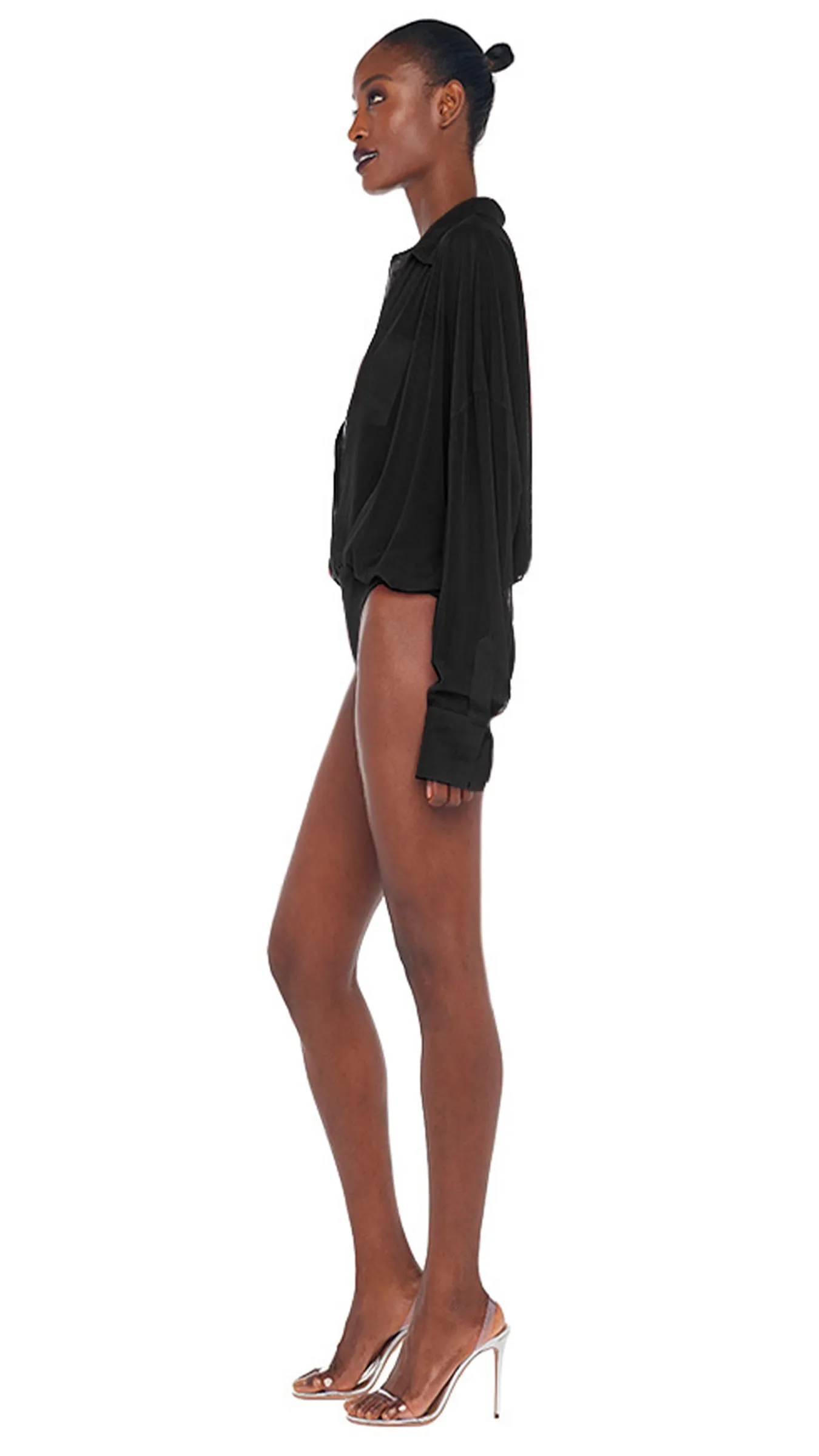 SUPER OS BF NK SHIRT BODYSUIT sold by Norma Kamali product image thumbnail 2