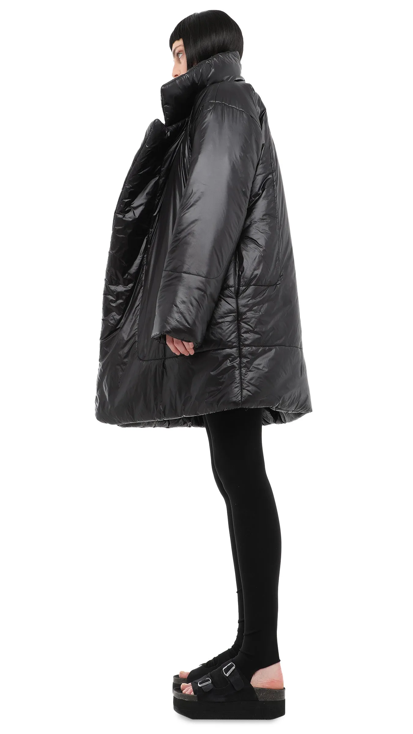 SLEEPING BAG COAT TO KNEE sold by Norma Kamali product image thumbnail 2