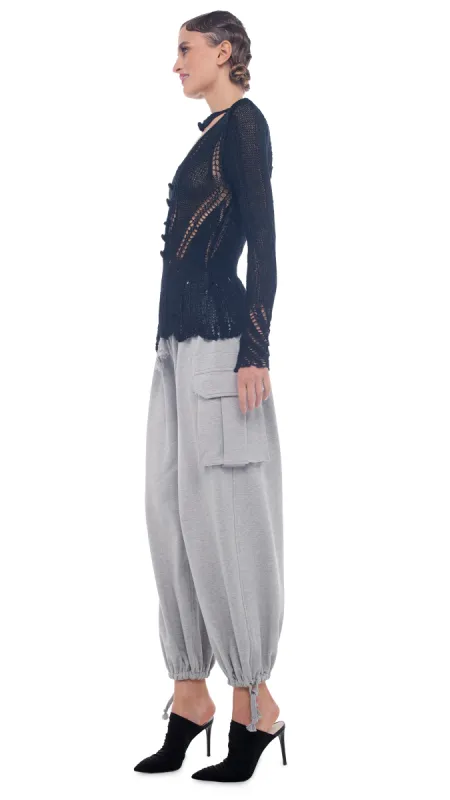 OVERSIZED BF CARGO SWEATPANT sold by Norma Kamali