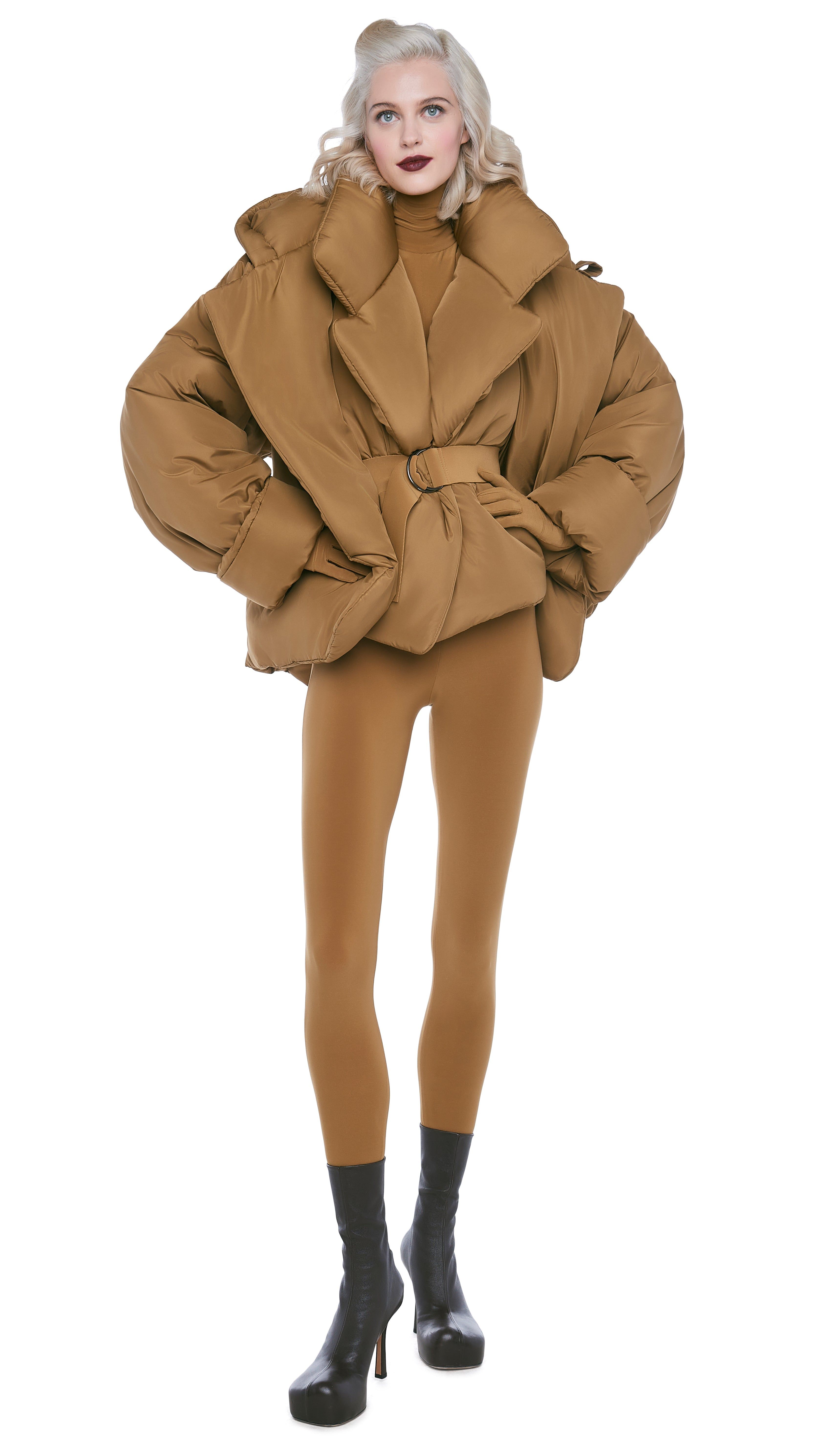 HOODED SLEEPING BAG JACKET sold by Norma Kamali product image thumbnail 5