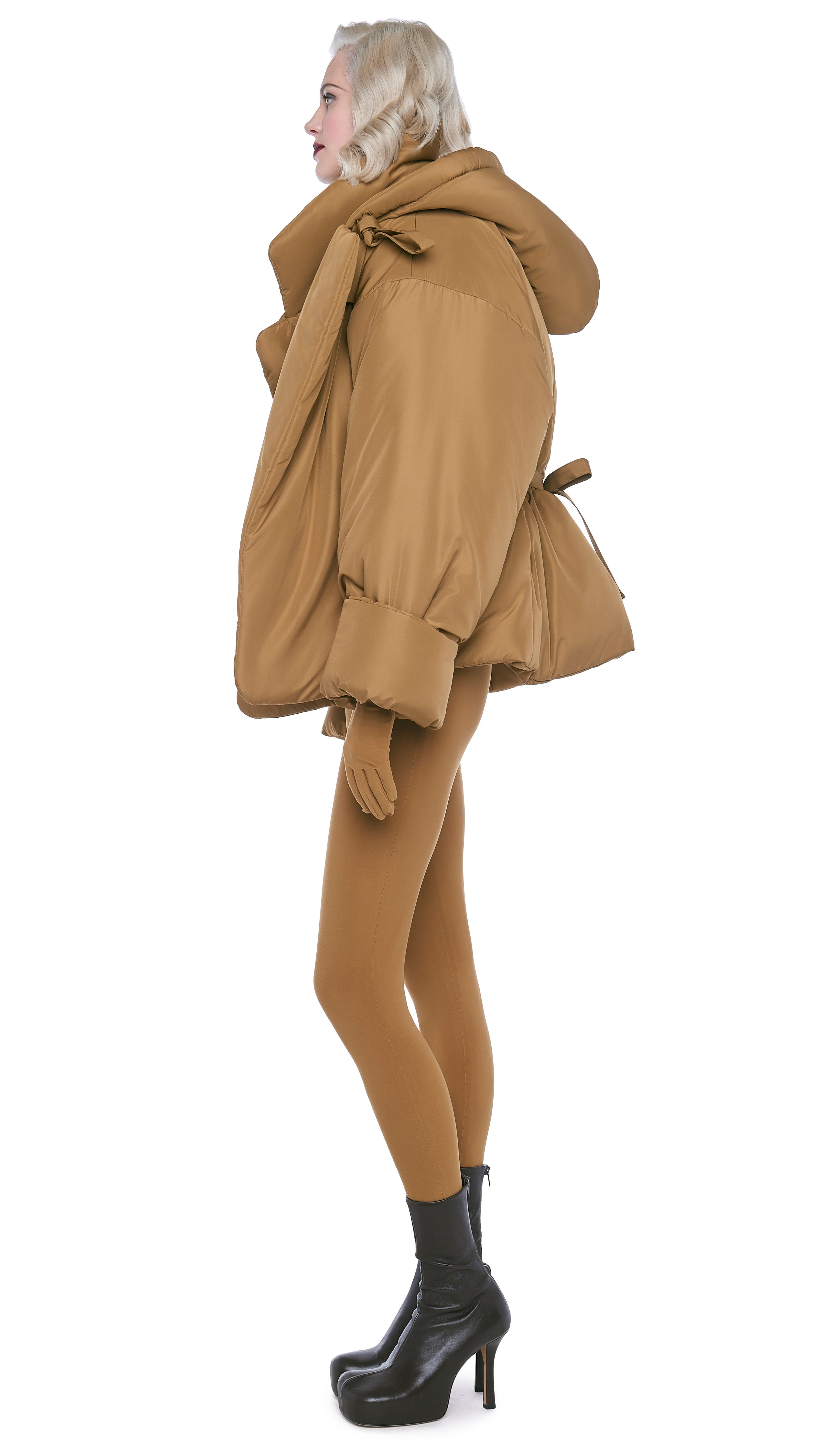 HOODED SLEEPING BAG JACKET sold by Norma Kamali product image thumbnail 2