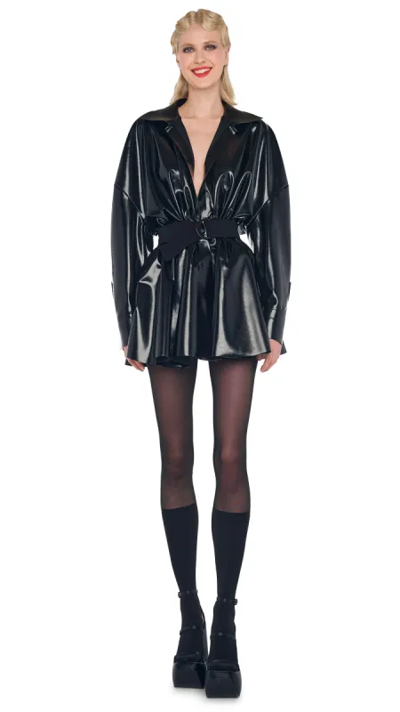 SUPER OS BF NK SHIRT MINI DRESS sold by Norma Kamali