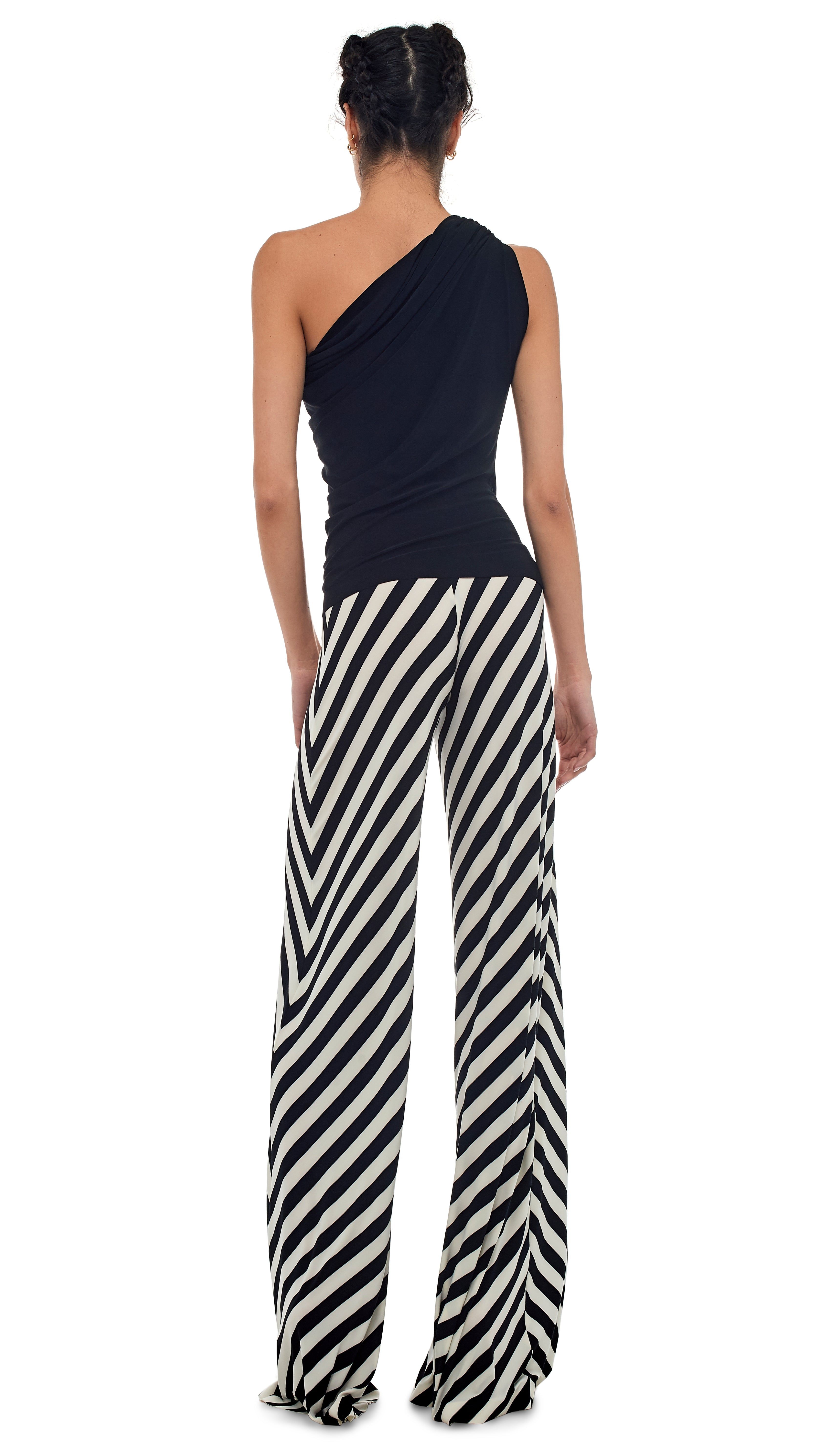 ONE SHOULDER PEASANT TOP sold by Norma Kamali product image thumbnail 3