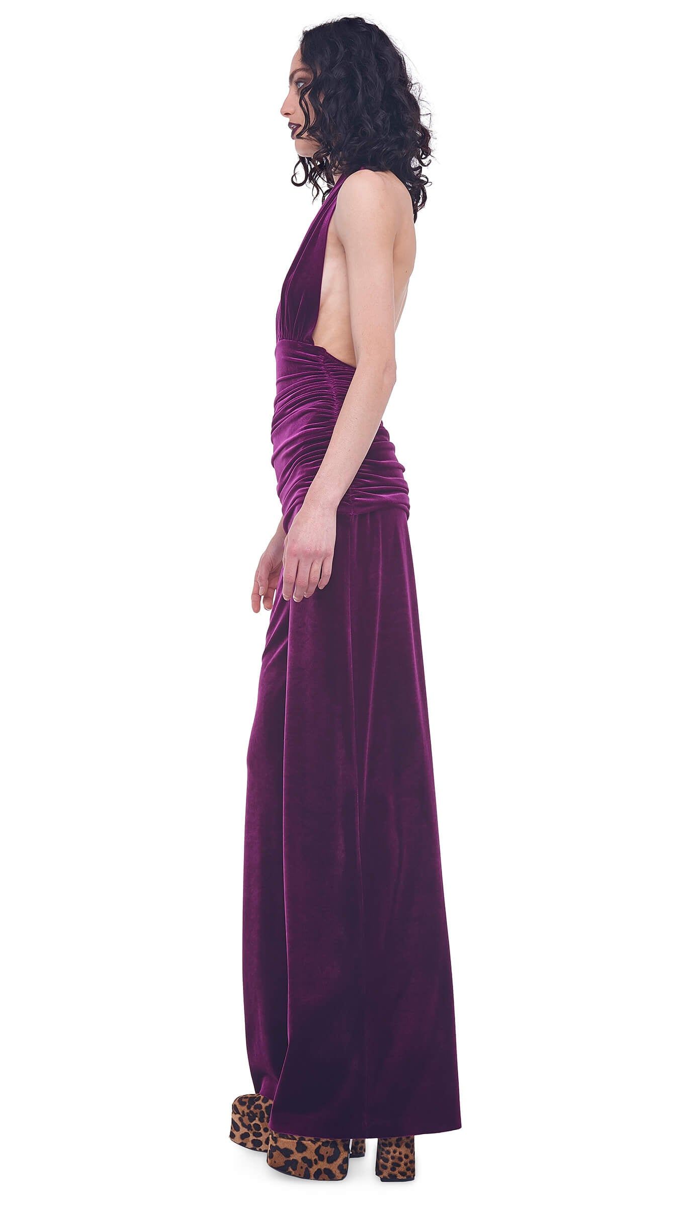 HALTER BILL JUMPSUIT sold by Norma Kamali product image thumbnail 2