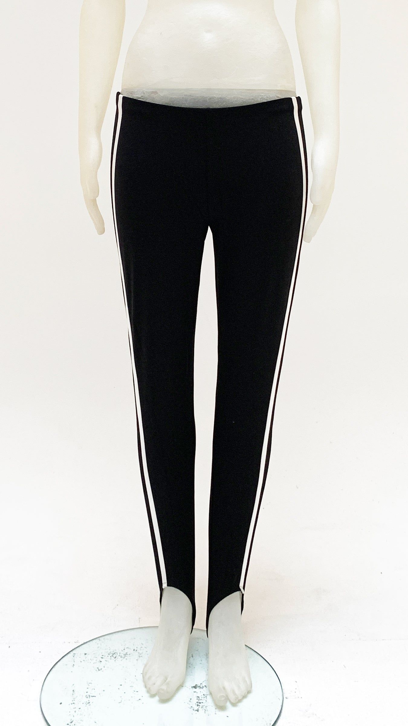 SIDE STRIPE STIRRUP LEGGING sold by Norma Kamali
