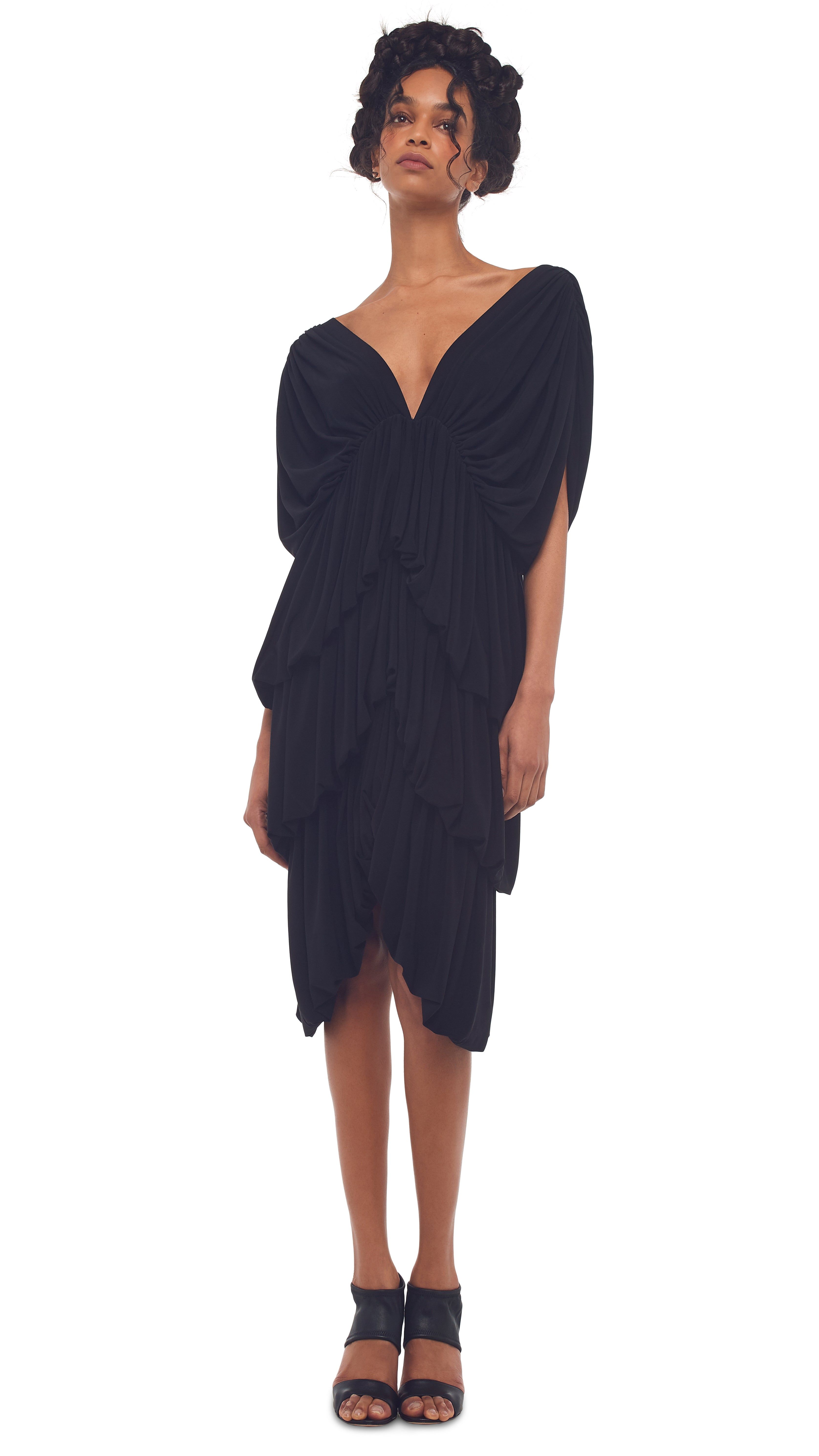 4-TIERED BUTTERFLY DRESS sold by Norma Kamali