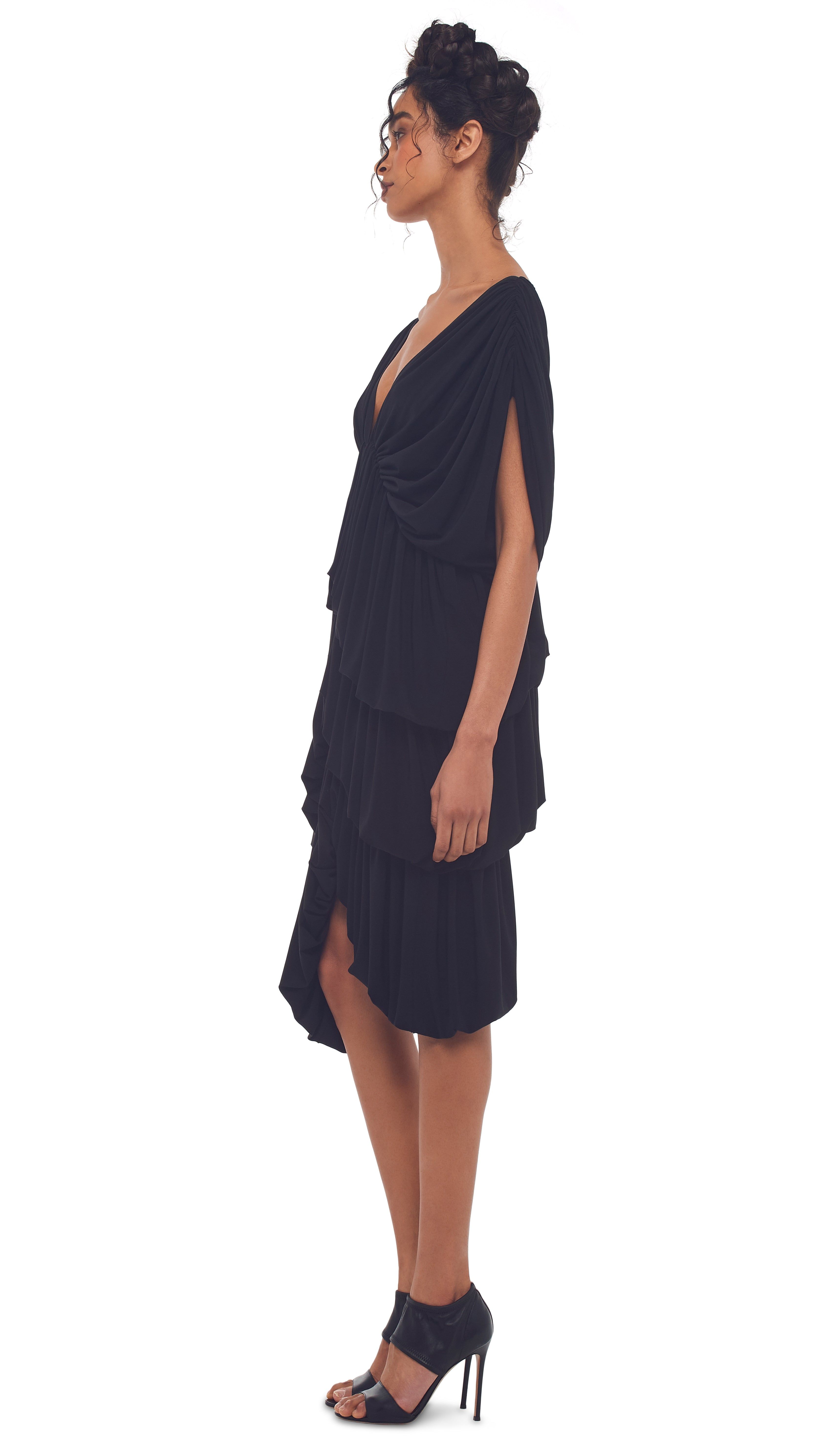 4-TIERED BUTTERFLY DRESS sold by Norma Kamali product image thumbnail 2