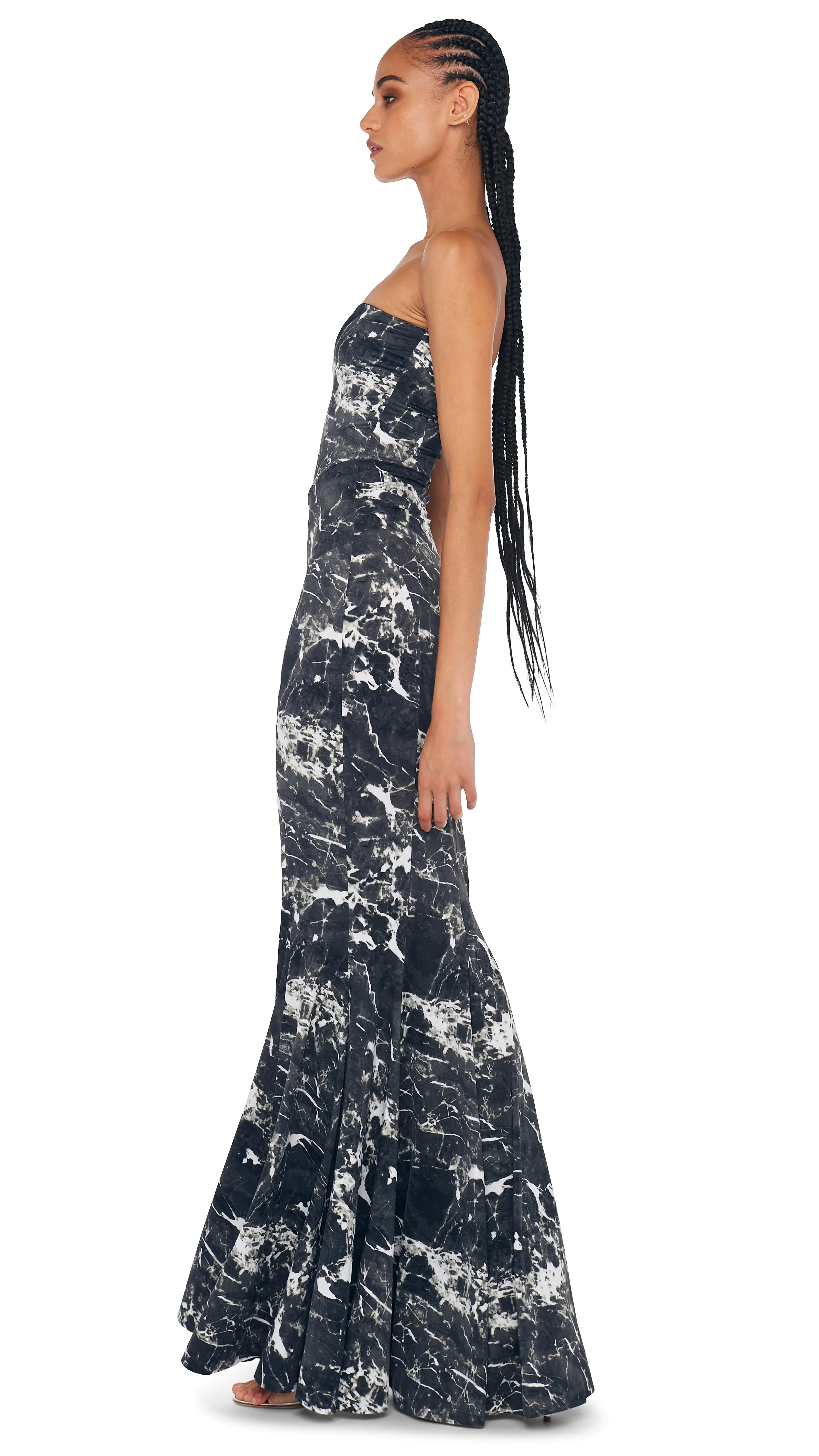 STRAPLESS FISHTAIL GOWN sold by Norma Kamali product image thumbnail 2