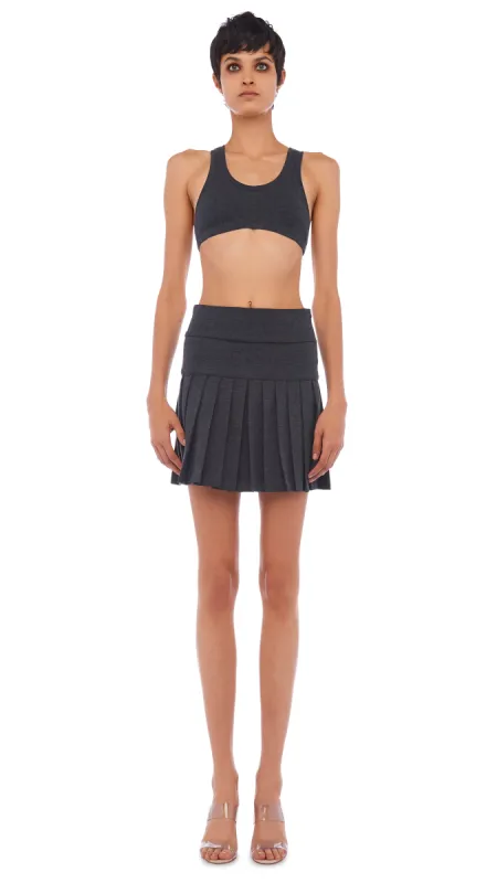 PLEATED MINI SKIRT sold by Norma Kamali