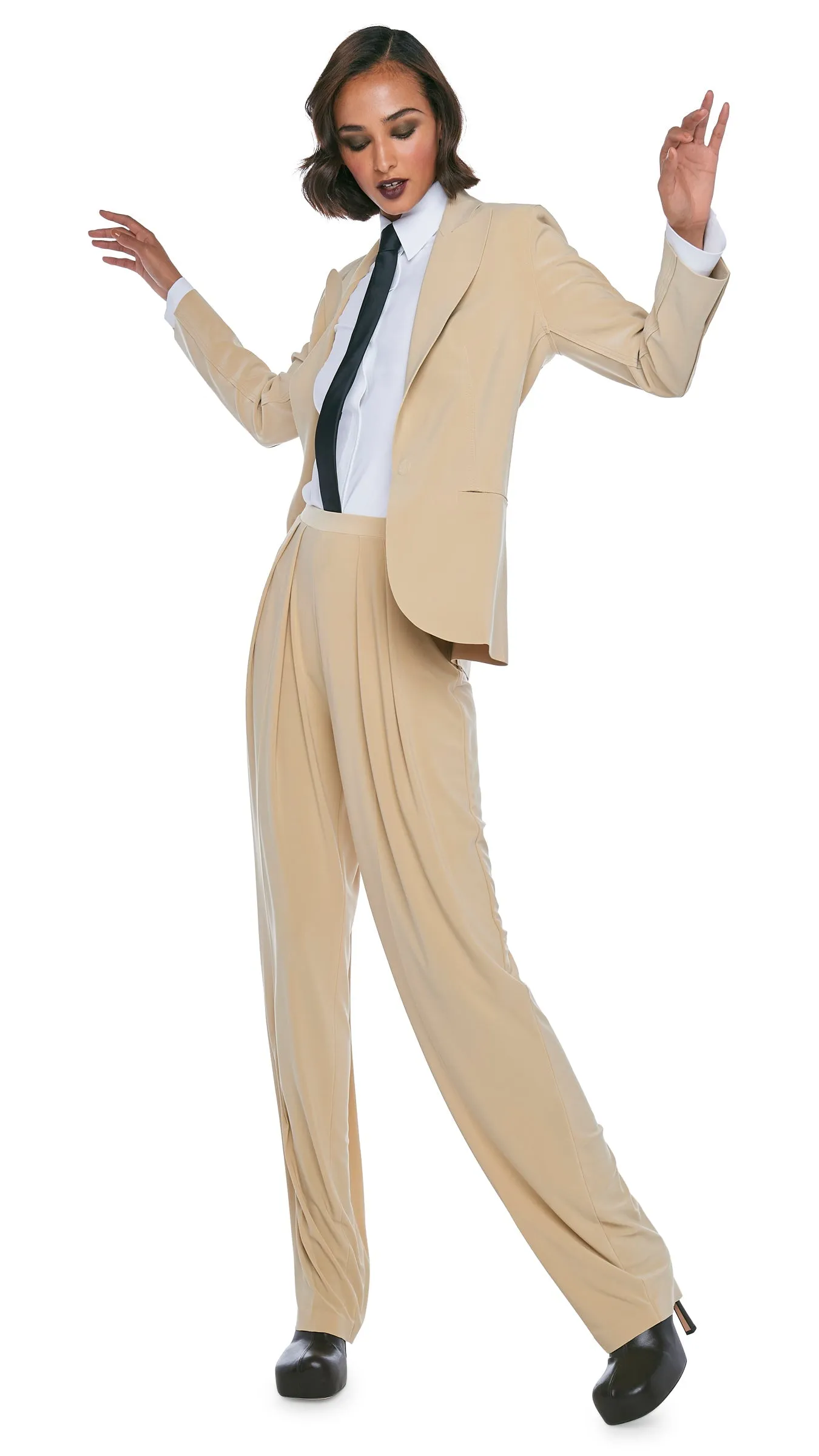 CLASSIC SINGLE BREASTED JACKET sold by Norma Kamali product image thumbnail 5