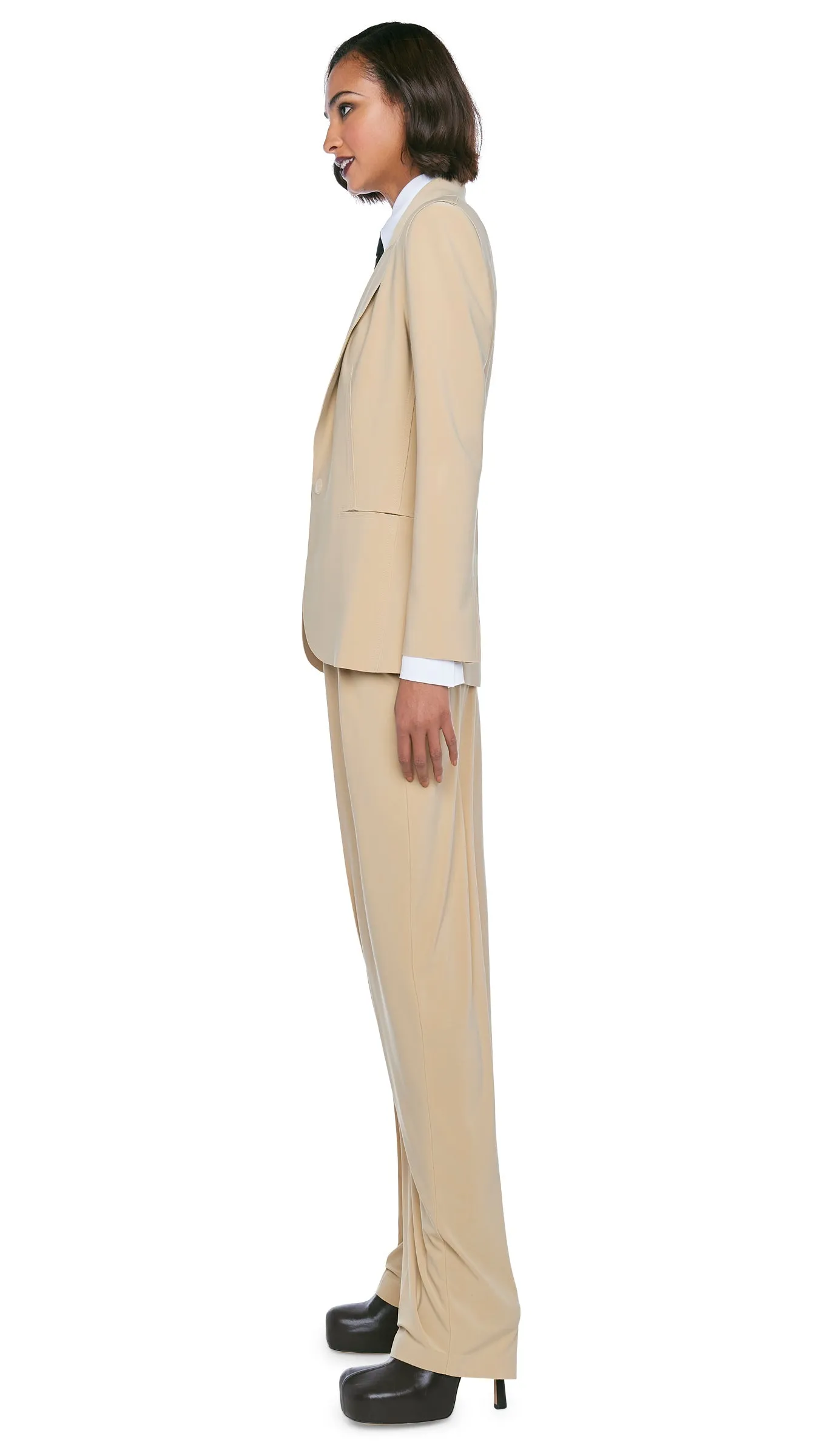 CLASSIC SINGLE BREASTED JACKET sold by Norma Kamali product image thumbnail 2