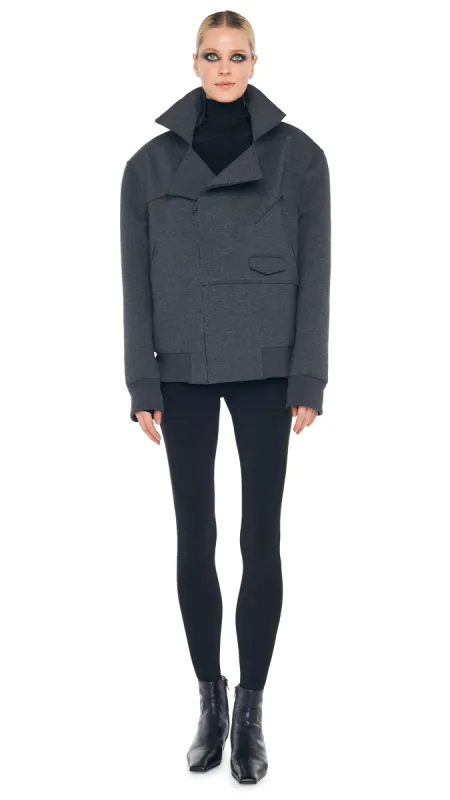 OVERSIZED MOTO JACKET sold by Norma Kamali