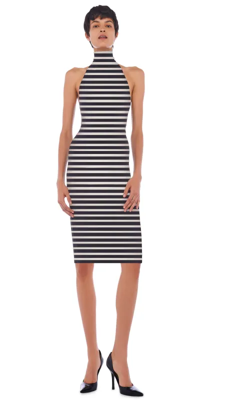 HALTER TURTLENECK DRESS sold by Norma Kamali
