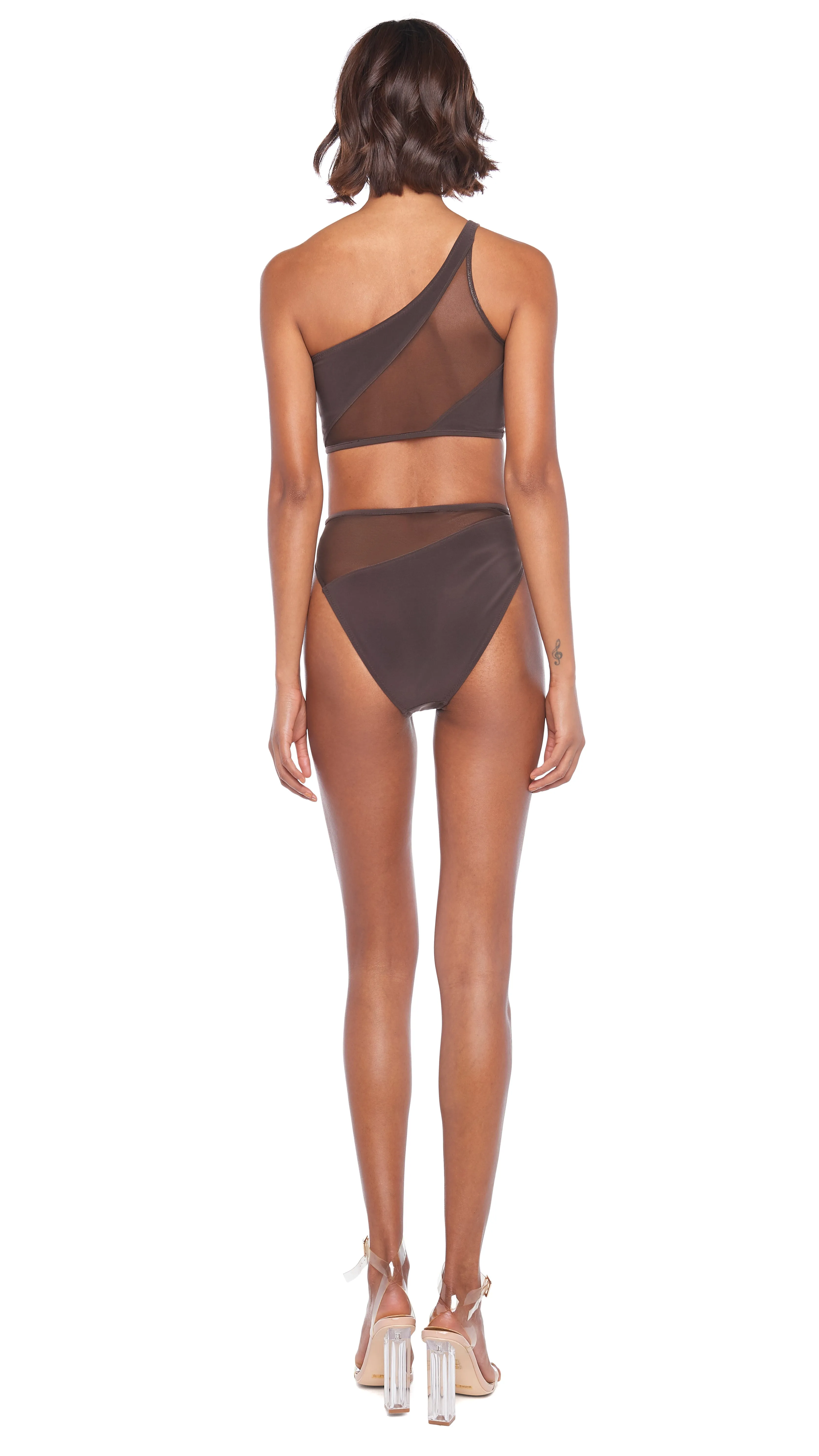 SNAKE MESH BOTTOM sold by Norma Kamali product image thumbnail 3