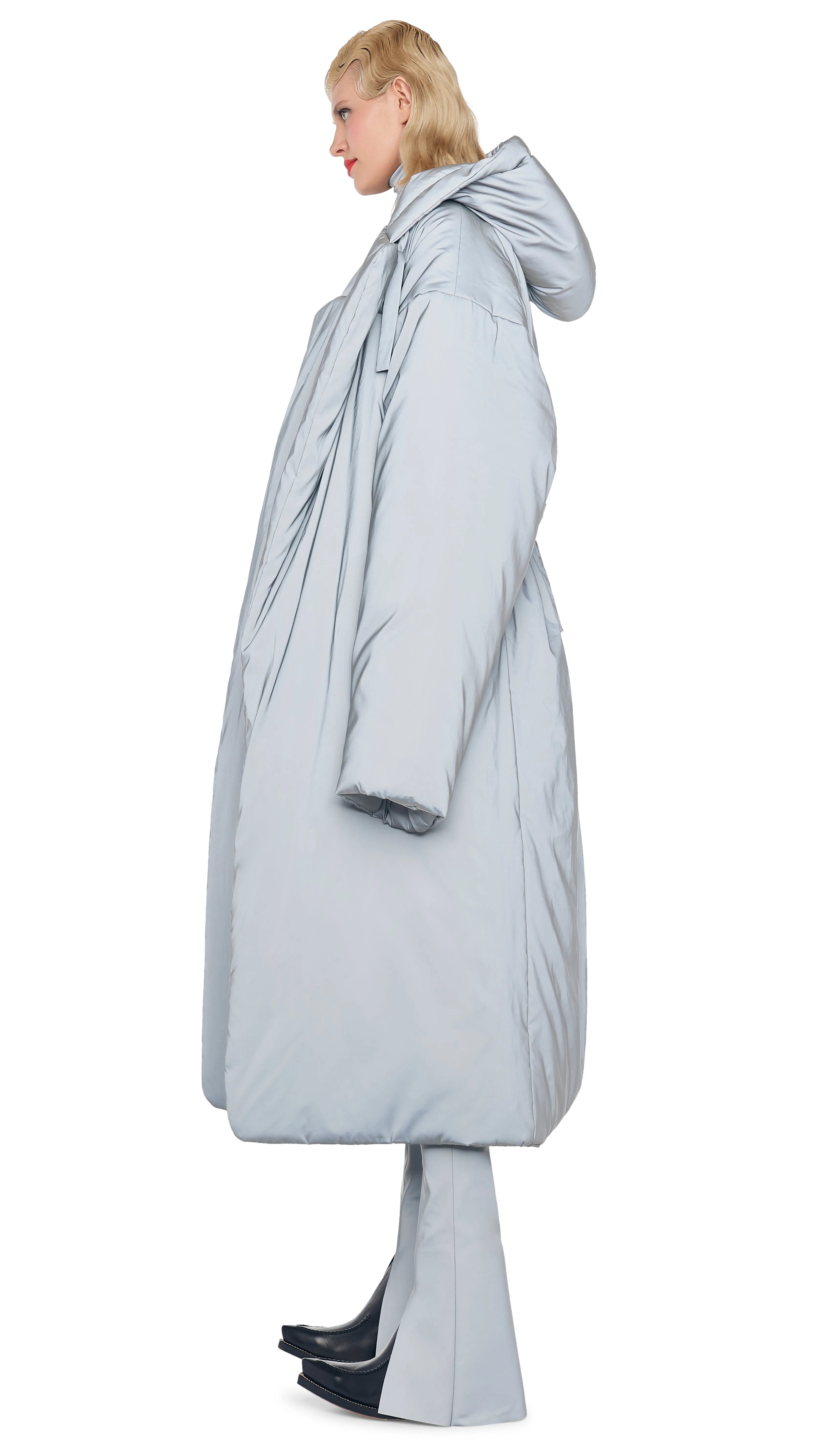 HOODED SLEEPING BAG COAT sold by Norma Kamali product image thumbnail 2
