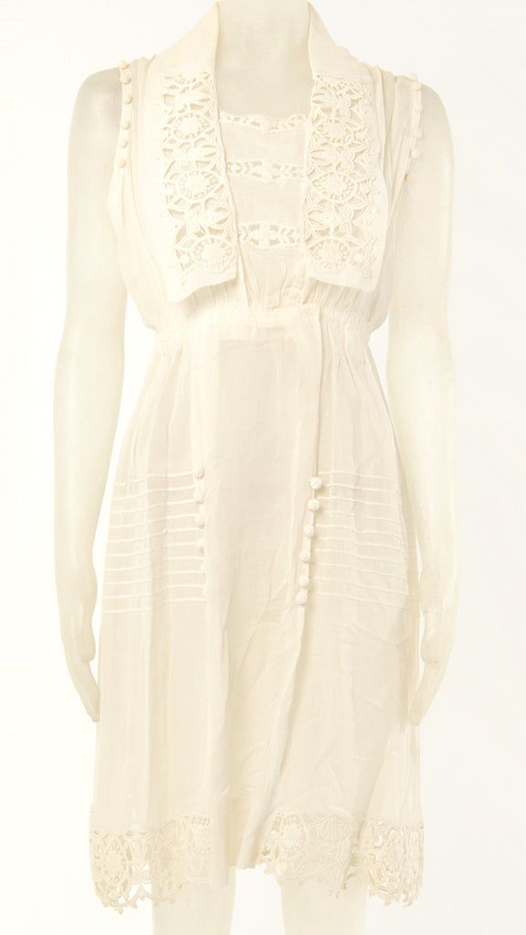 CROCHETED LACE DRESS sold by Norma Kamali