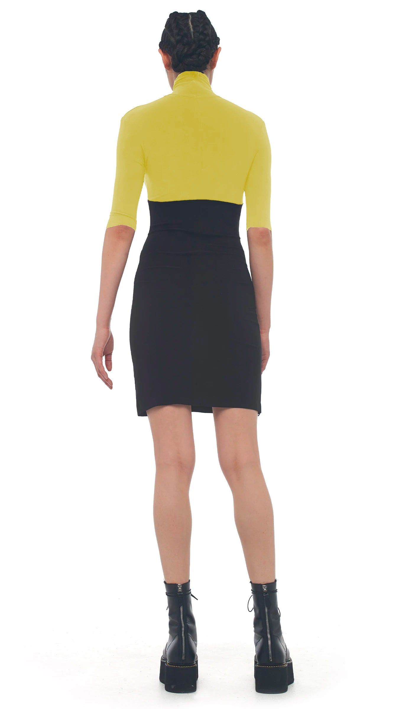 SPLICED SLIM TURTLE DRESS sold by Norma Kamali product image thumbnail 3
