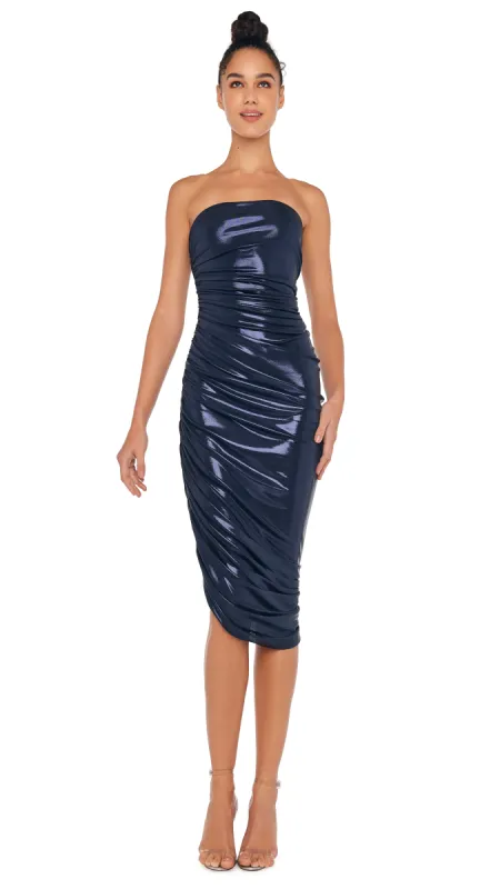 STRAPLESS DIANA DRESS TO KNEE sold by Norma Kamali
