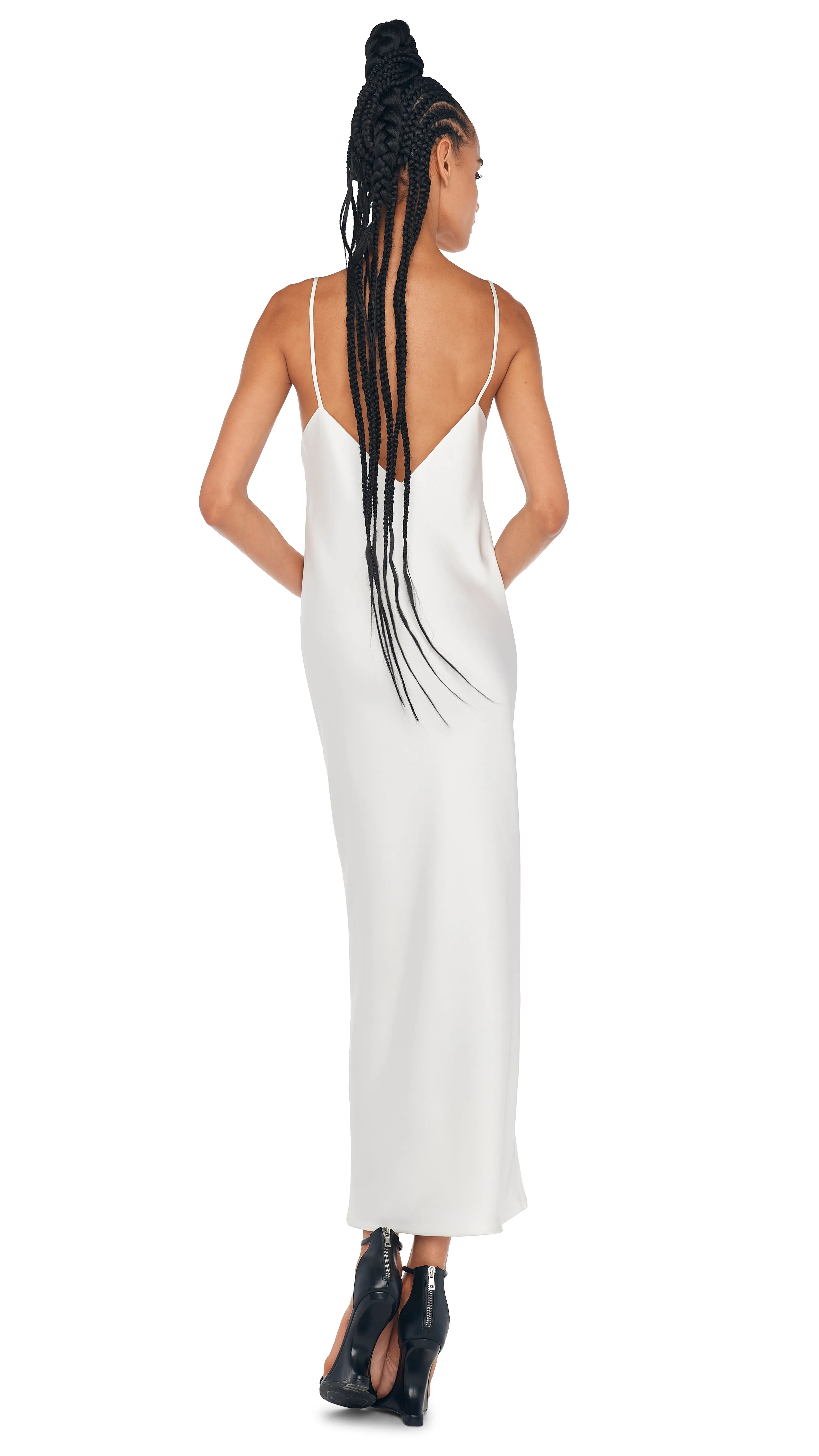 BIAS SLIP DRESS TO MIDCALF sold by Norma Kamali product image thumbnail 3