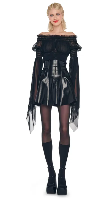 GRACE MINI SKIRT sold by Norma Kamali