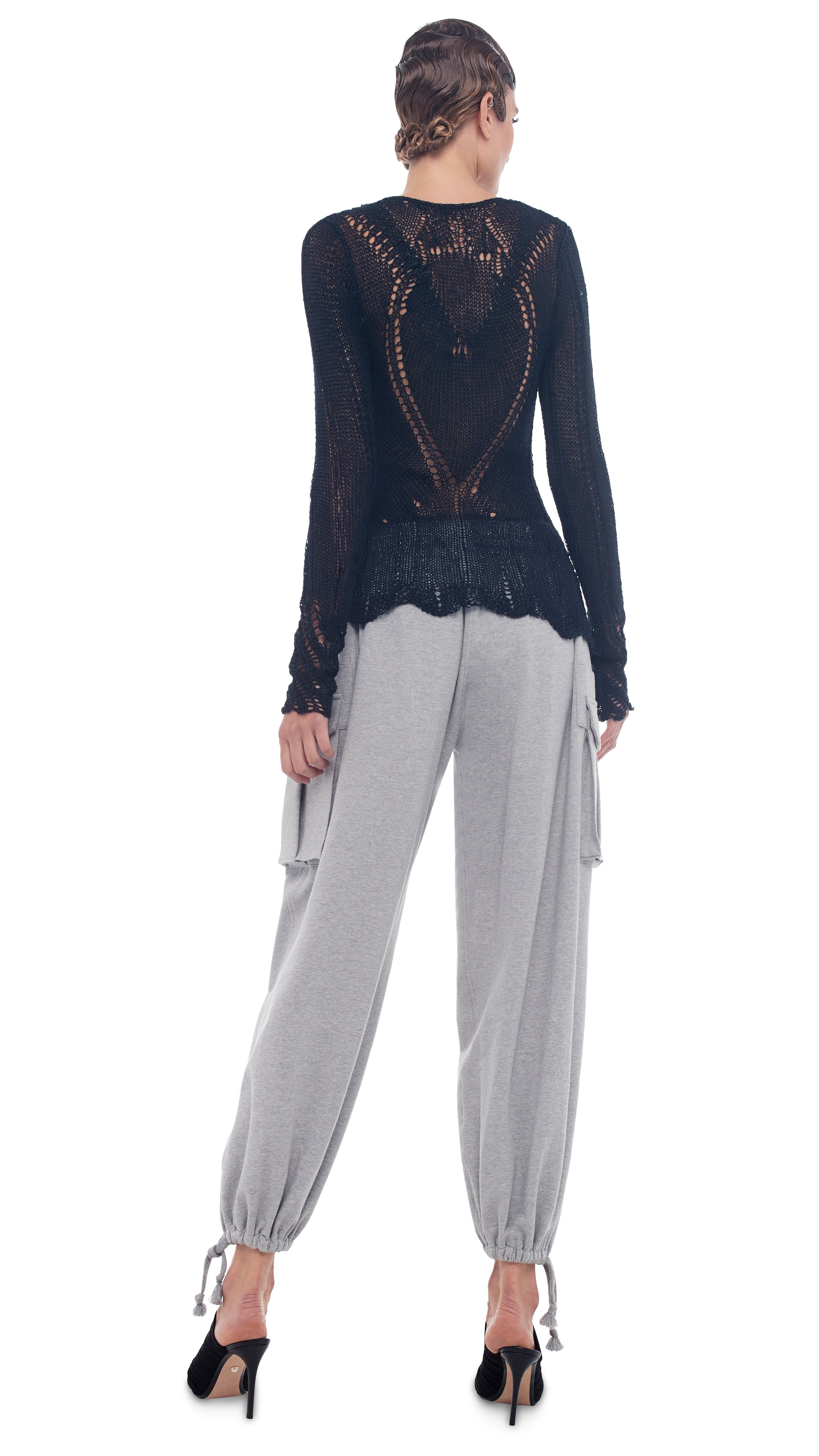 CROCHET TOP sold by Norma Kamali product image thumbnail 3