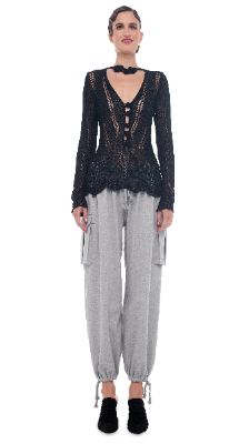 CROCHET TOP sold by Norma Kamali