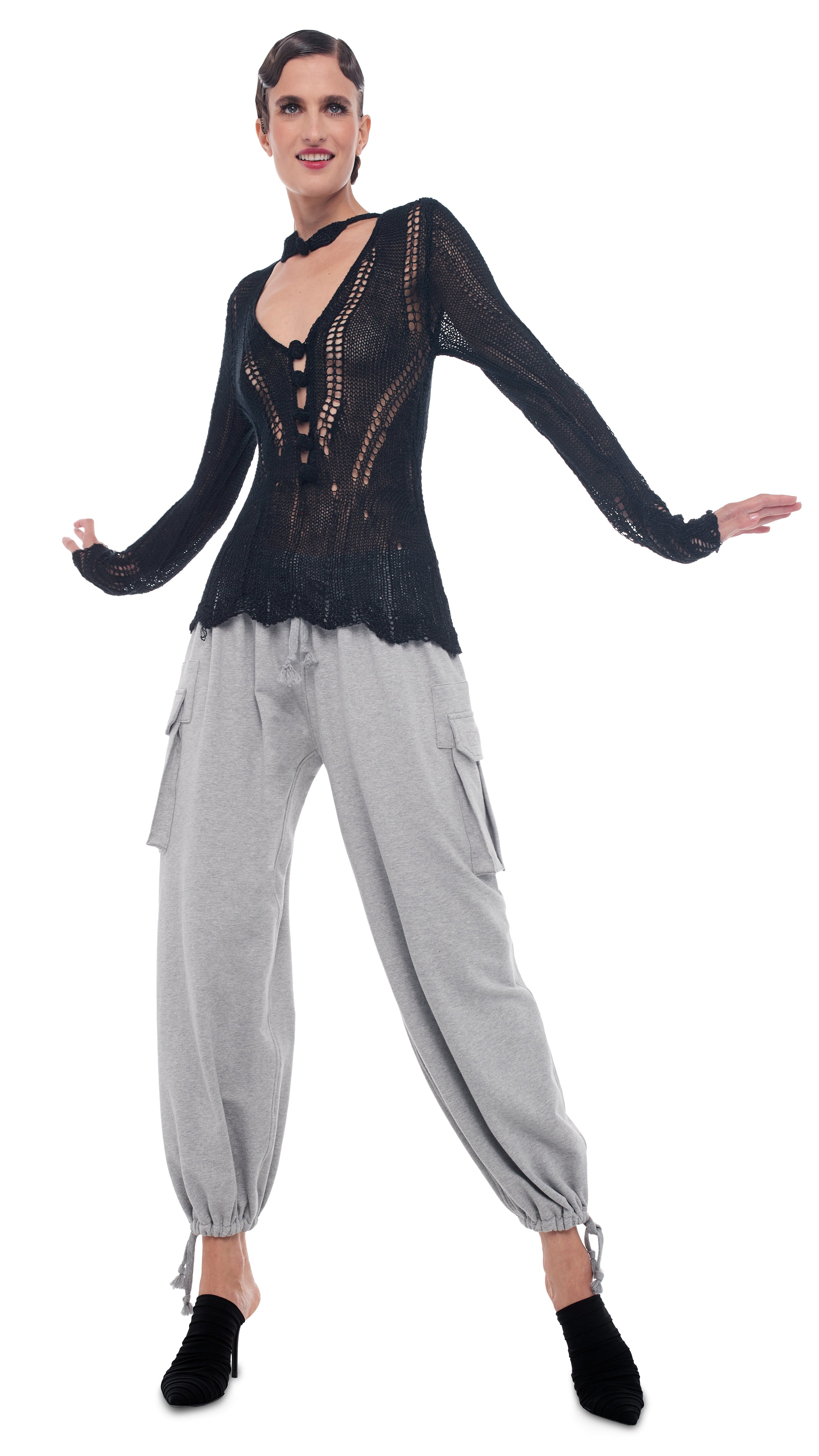 CROCHET TOP sold by Norma Kamali product image thumbnail 4