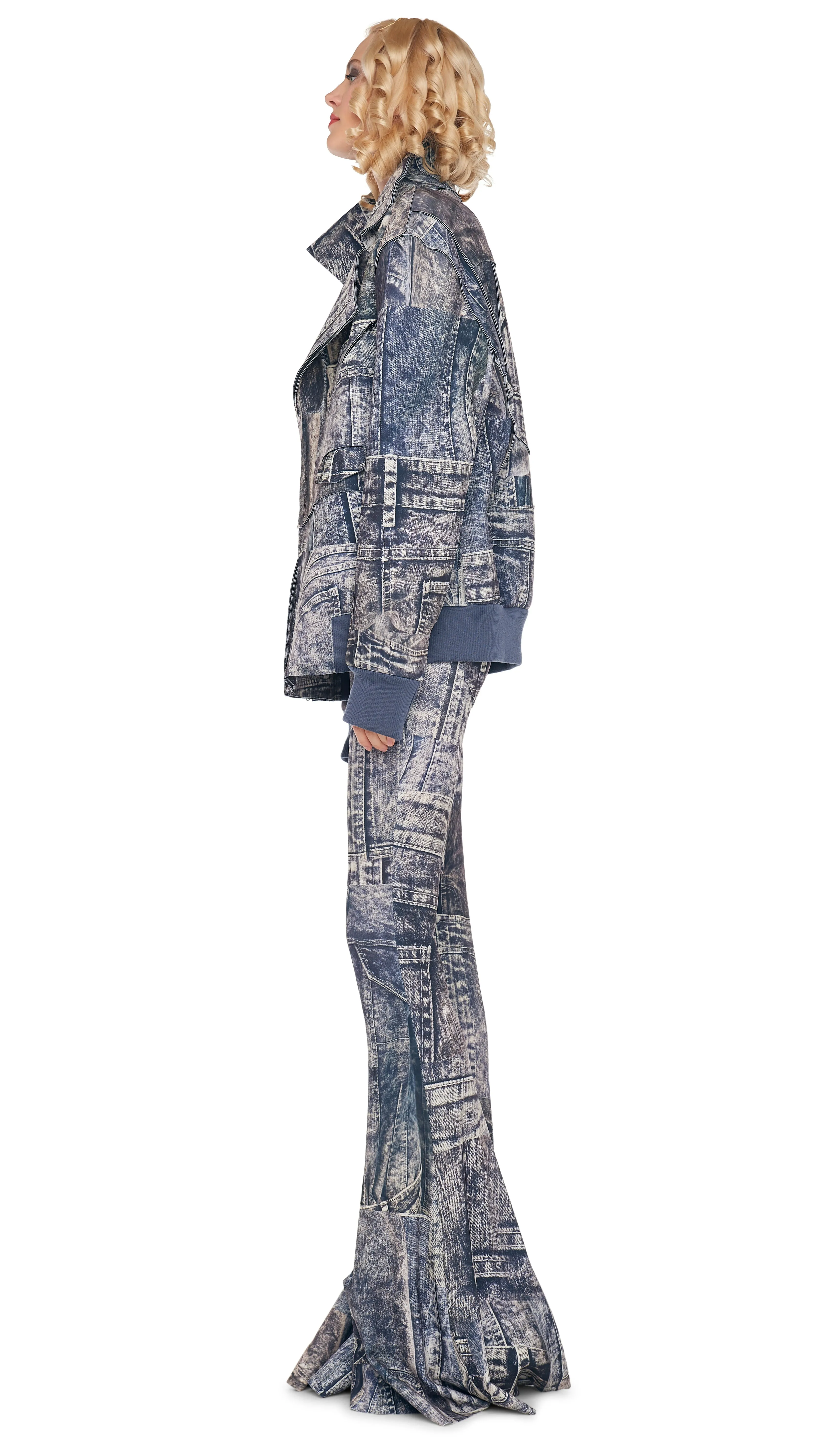 OVERSIZED MOTO JACKET sold by Norma Kamali product image thumbnail 2