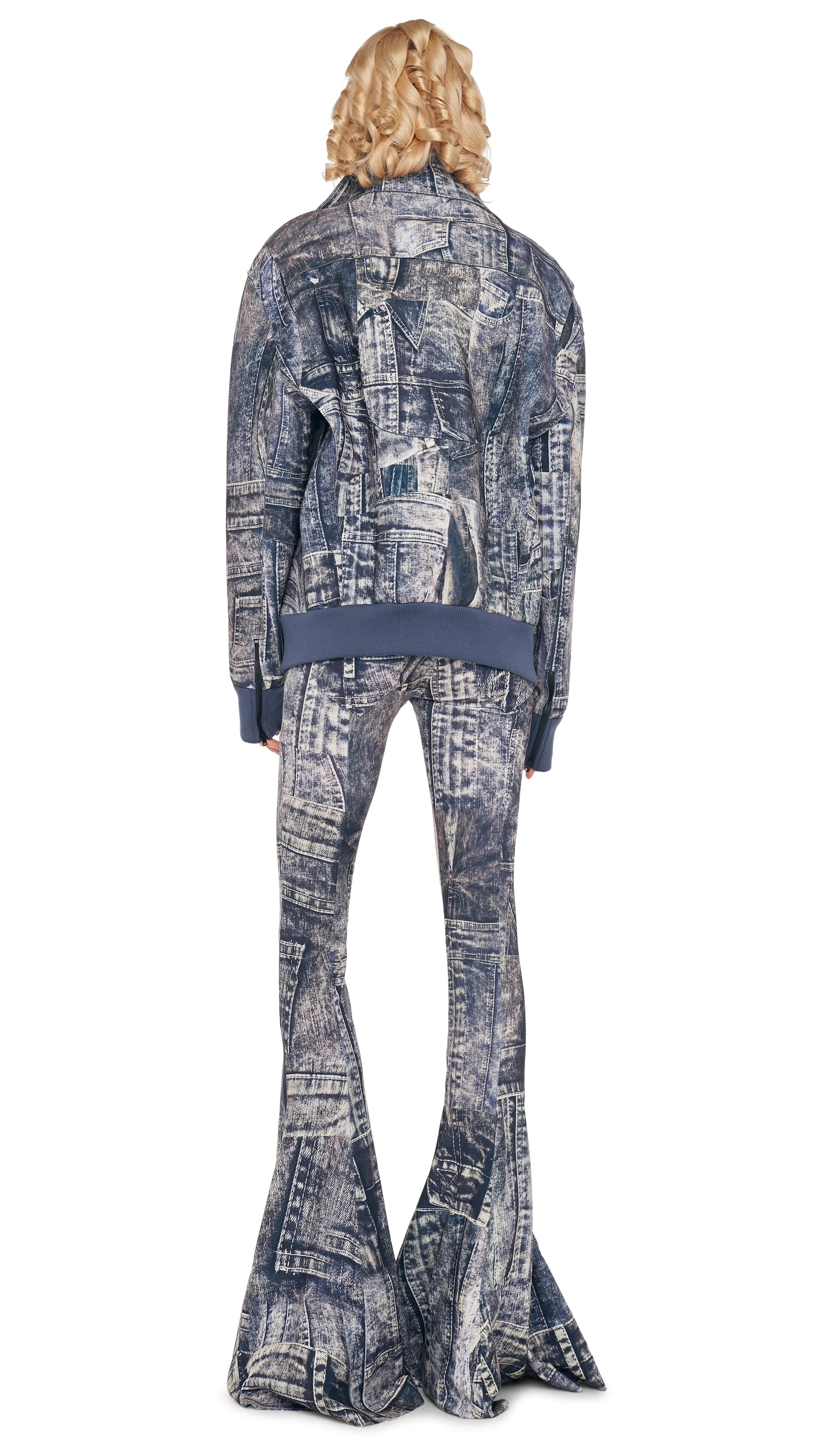 OVERSIZED MOTO JACKET sold by Norma Kamali product image thumbnail 3