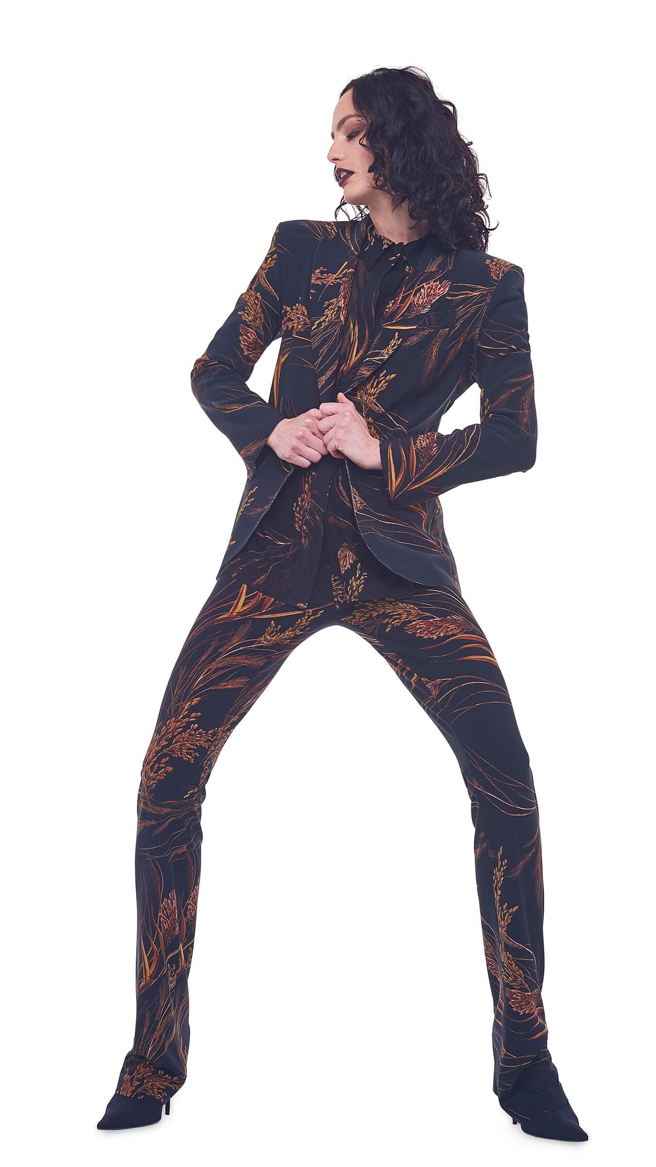 SINGLE BREASTED JACKET sold by Norma Kamali product image thumbnail 4