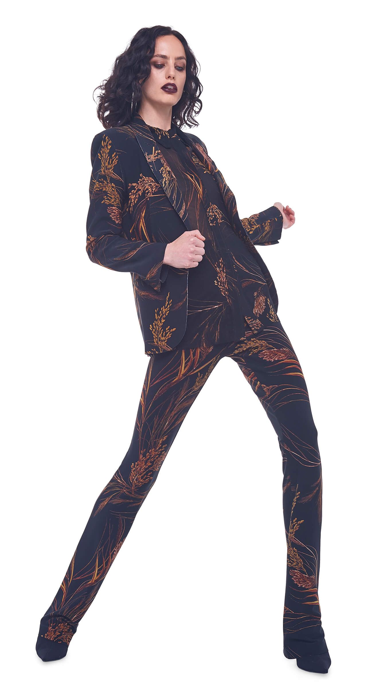 SINGLE BREASTED JACKET sold by Norma Kamali product image thumbnail 3