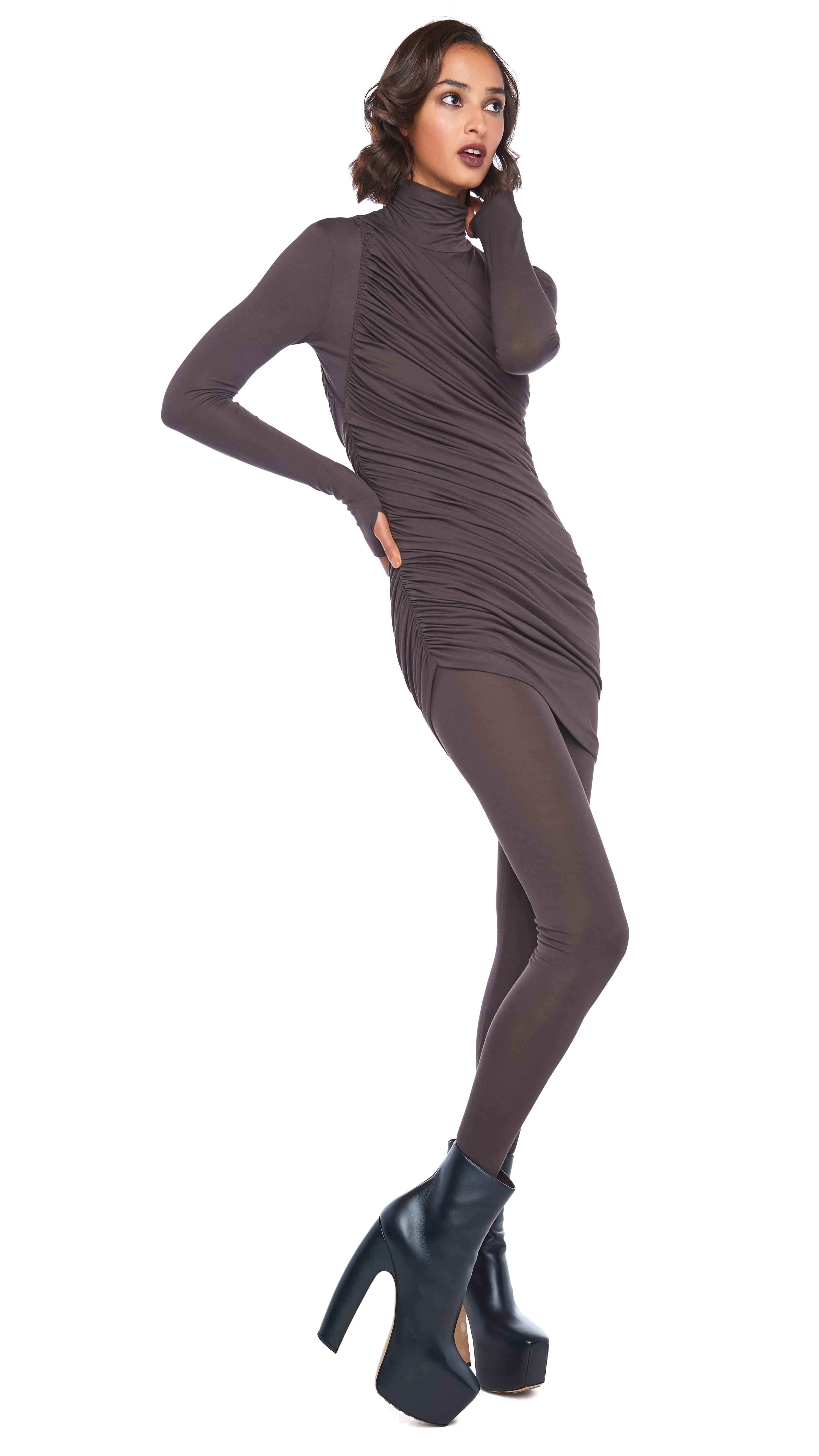 PICKLEBALL DIANA DRESS sold by Norma Kamali product image thumbnail 5